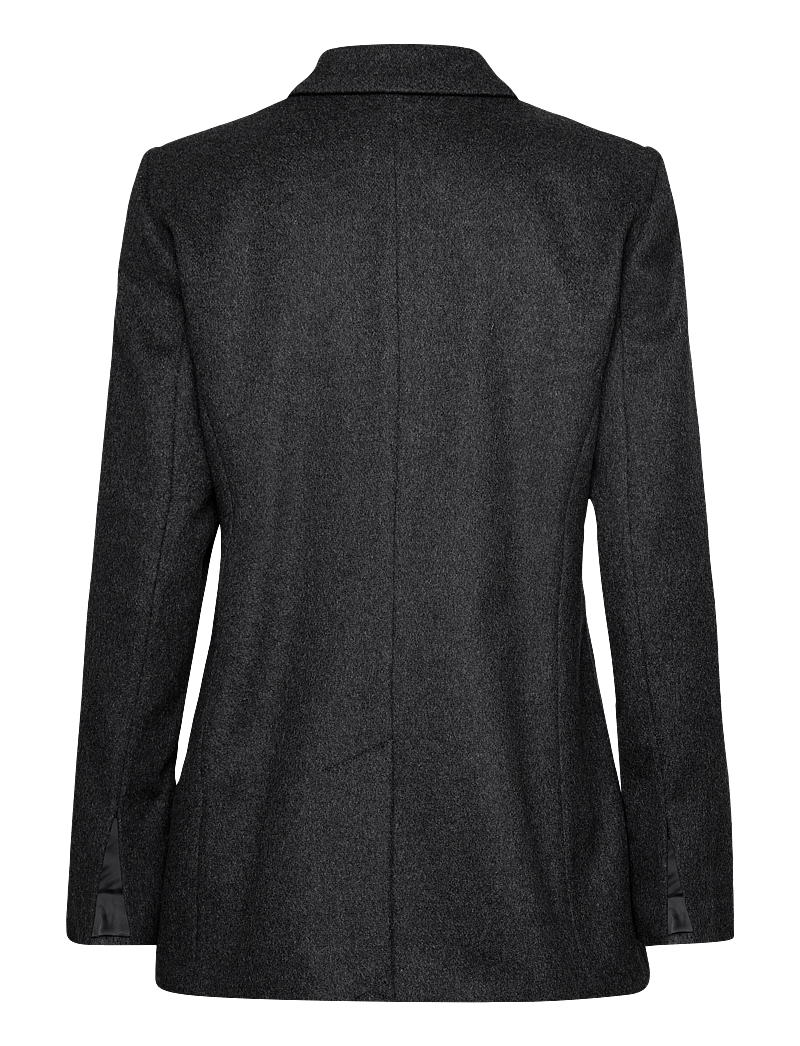 Mads Nørgaard - Rolando Bena Blazer - kahes joones nööpidega bleiserid - dark grey melange - 1