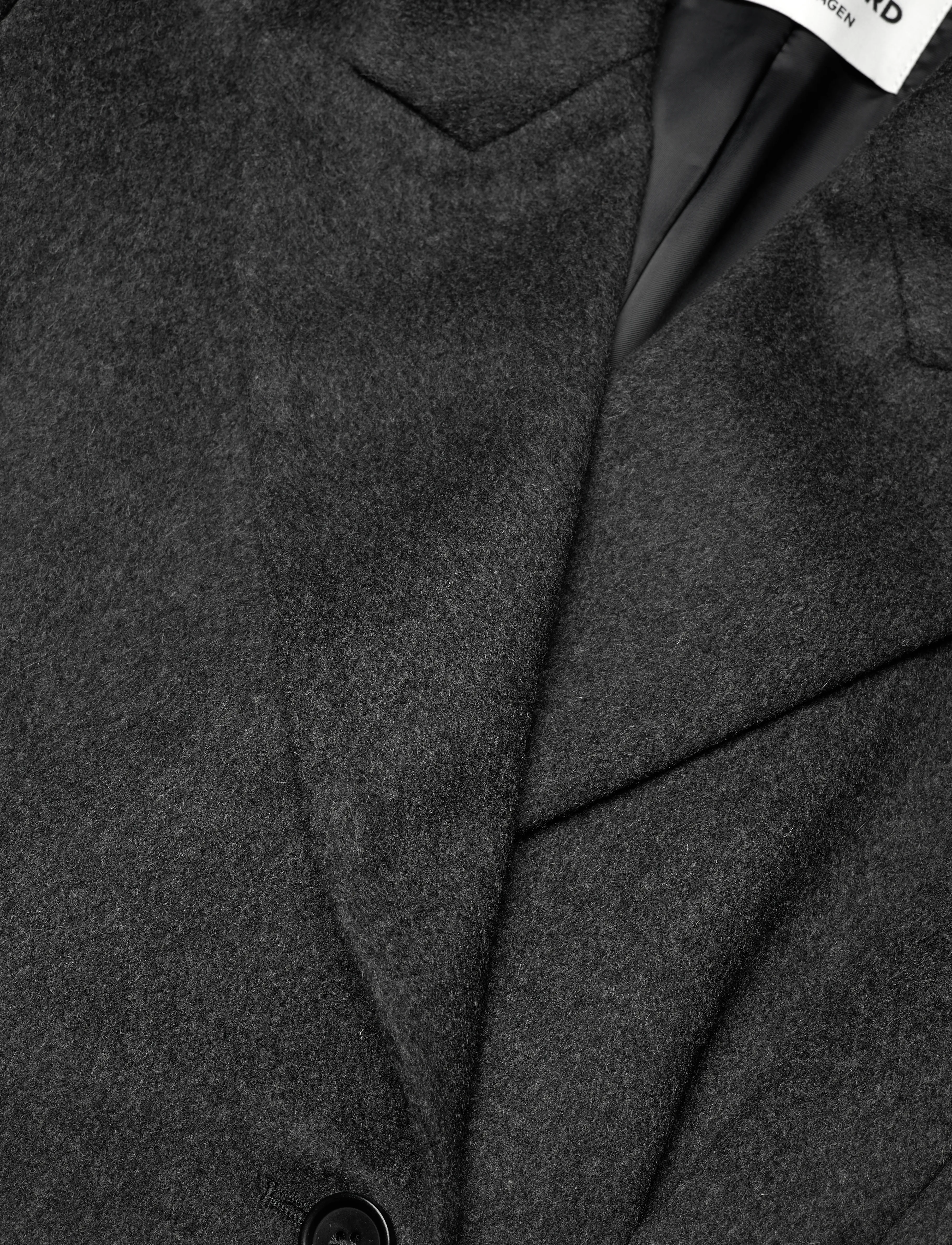 Mads Nørgaard - Rolando Bena Blazer - dobbeltradede blazere - dark grey melange - 3