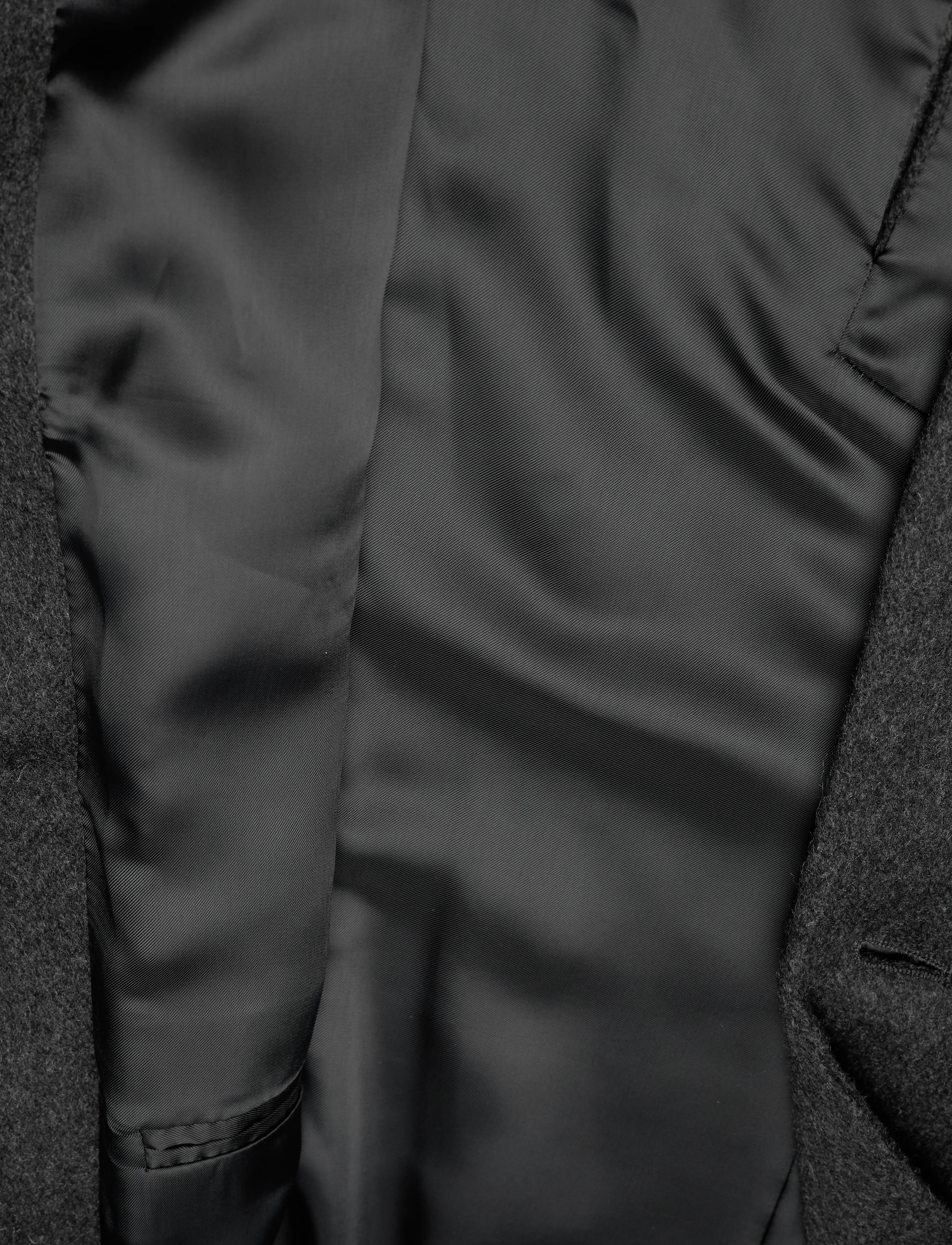 Mads Nørgaard - Rolando Bena Blazer - dobbeltradede blazere - dark grey melange - 4