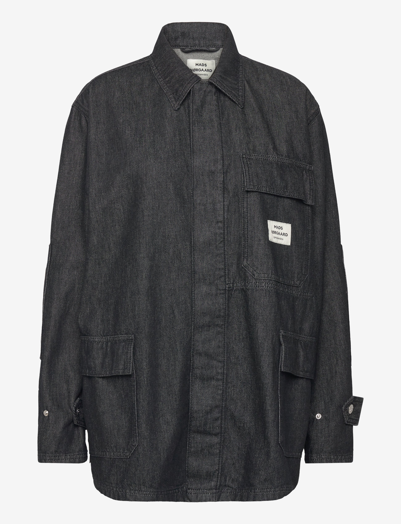 Mads Nørgaard - Dark Denim Johnny Jacket - black - 0