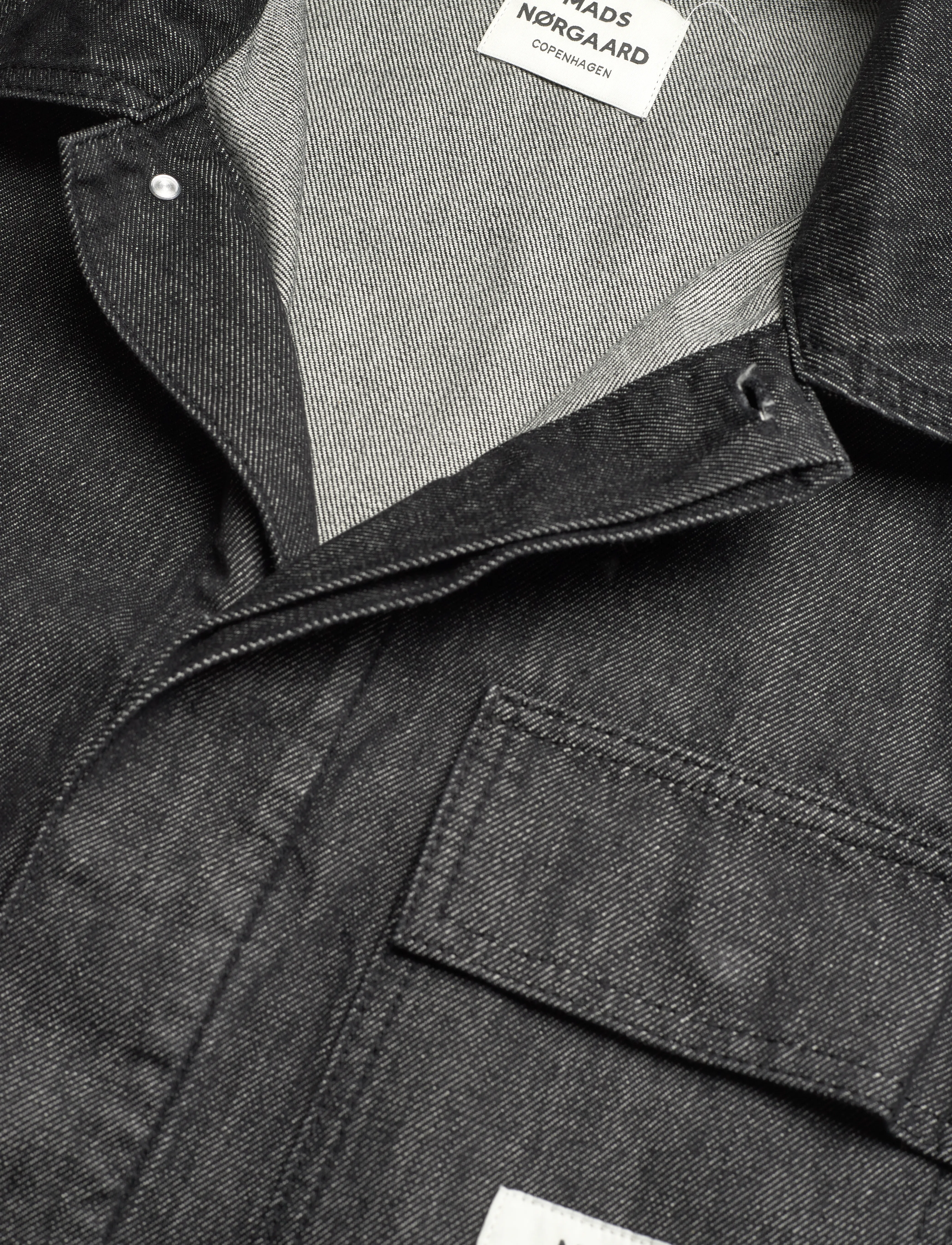 Mads Nørgaard - Dark Denim Johnny Jacket - black - 2