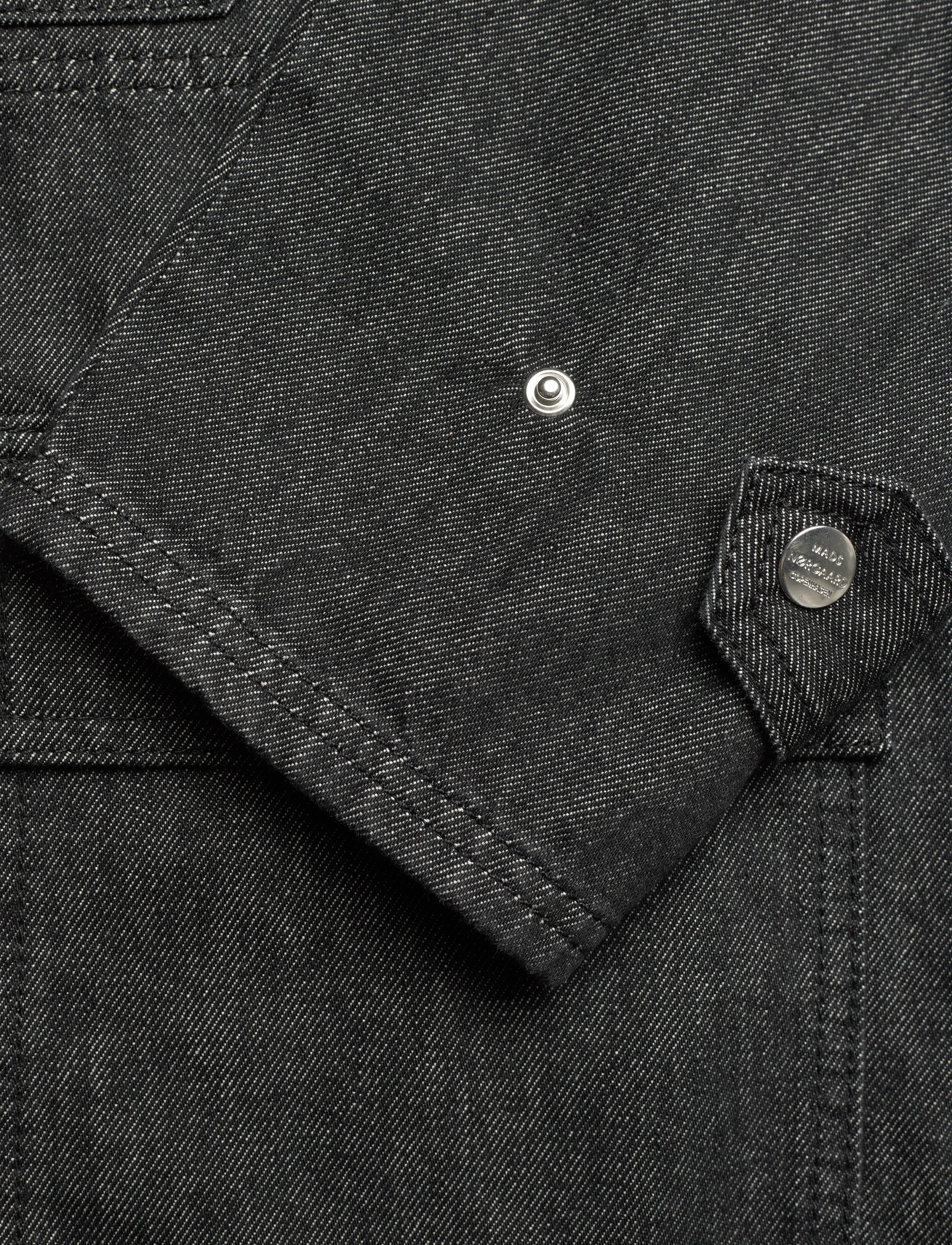 Mads Nørgaard - Dark Denim Johnny Jacket - black - 3