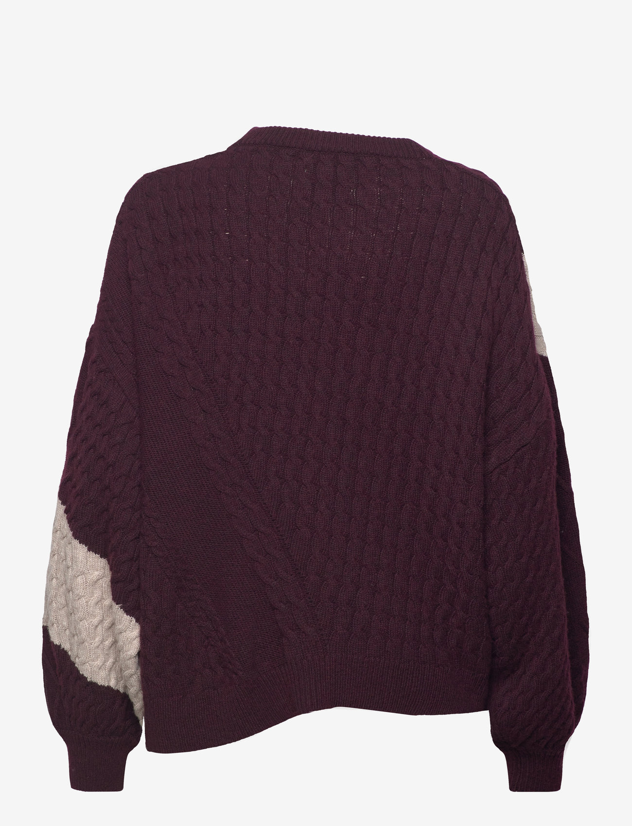 Mads Nørgaard - Recycled Wool Mix Rokko Block Sweater - sassafras/incense - 1