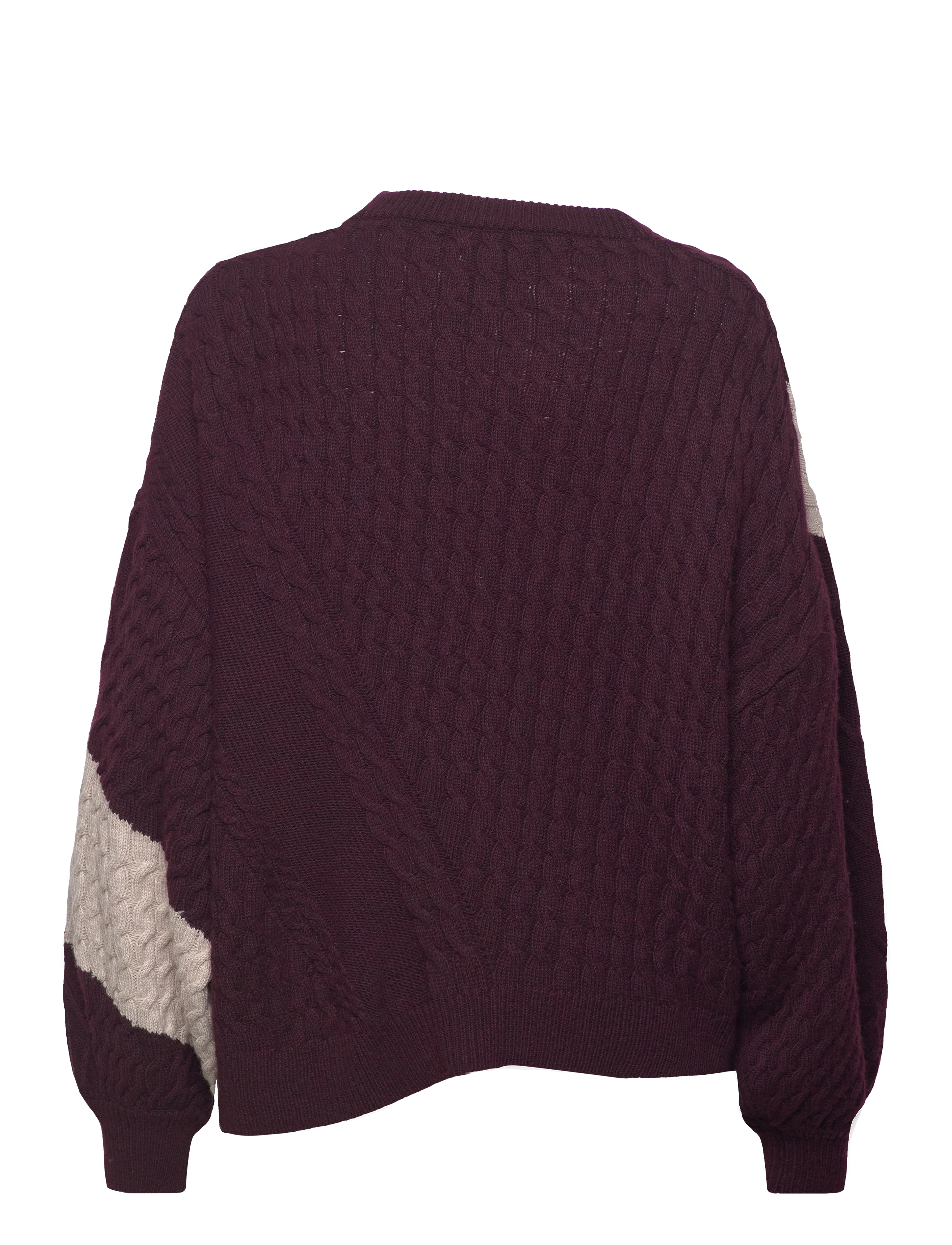 Mads Nørgaard - Recycled Wool Mix Rokko Block Sweater - sassafras/incense - 1