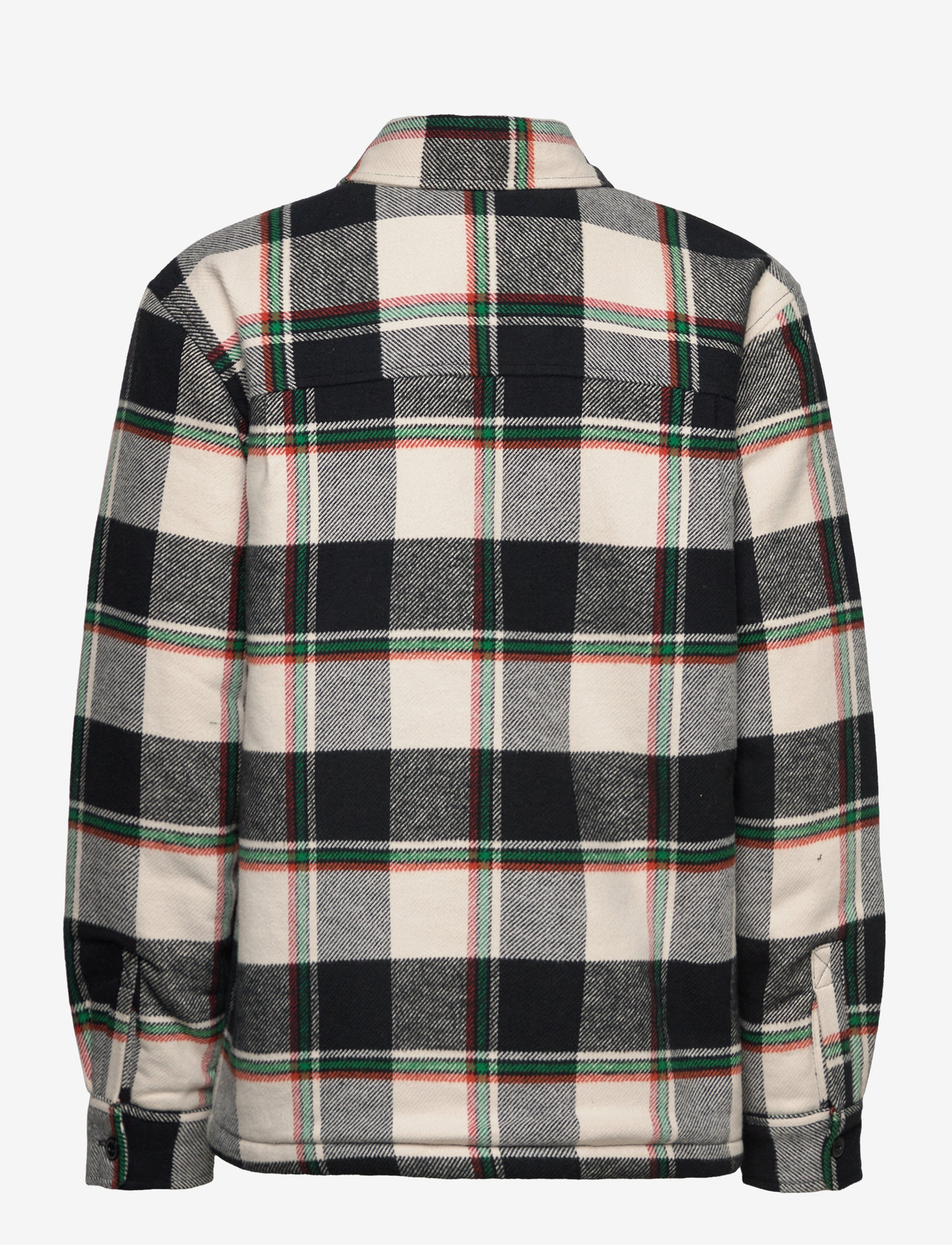 Mads Nørgaard - Flannel Teddy Seth Shirt - black check - 1