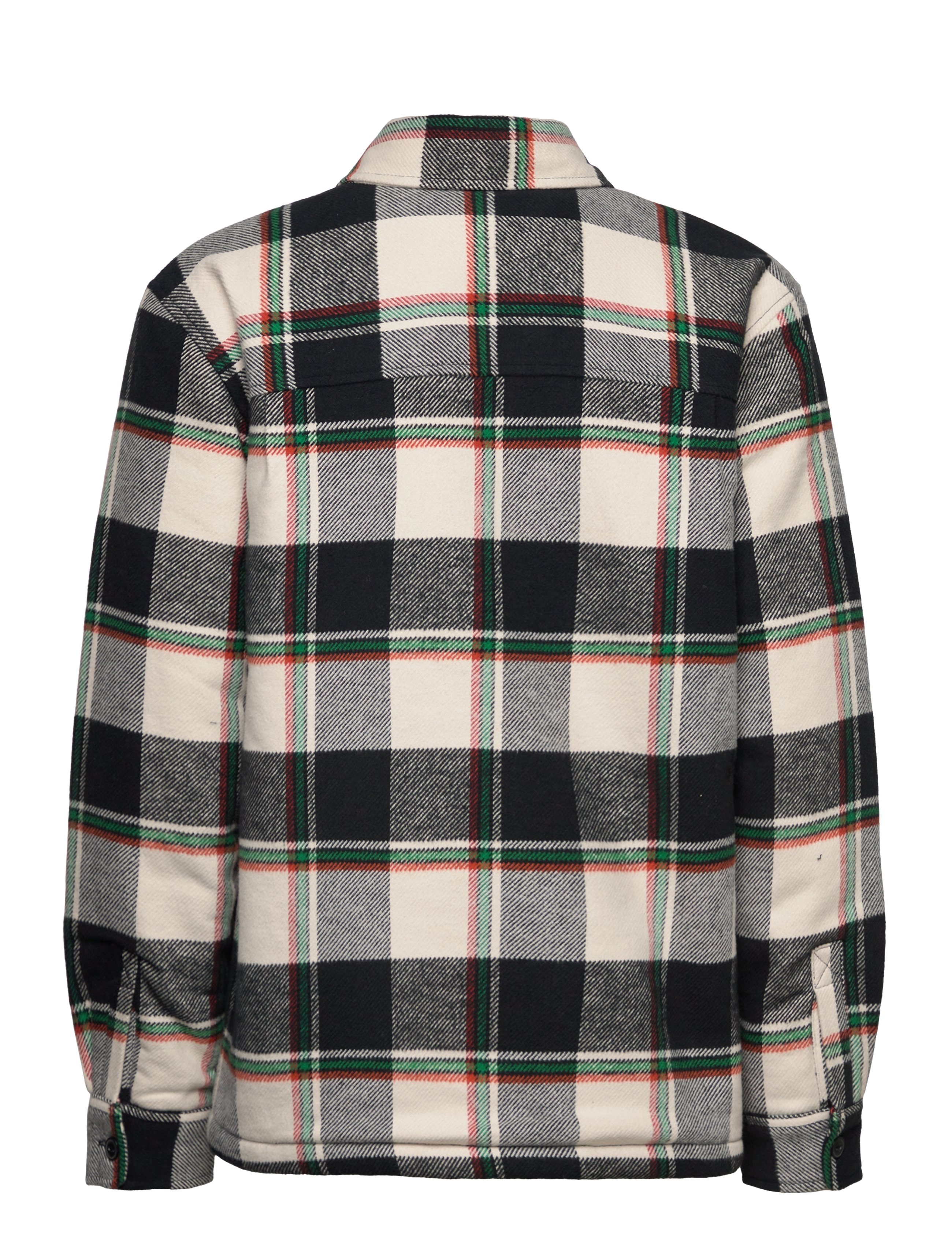 Mads Nørgaard - Flannel Teddy Seth Shirt - black check - 1