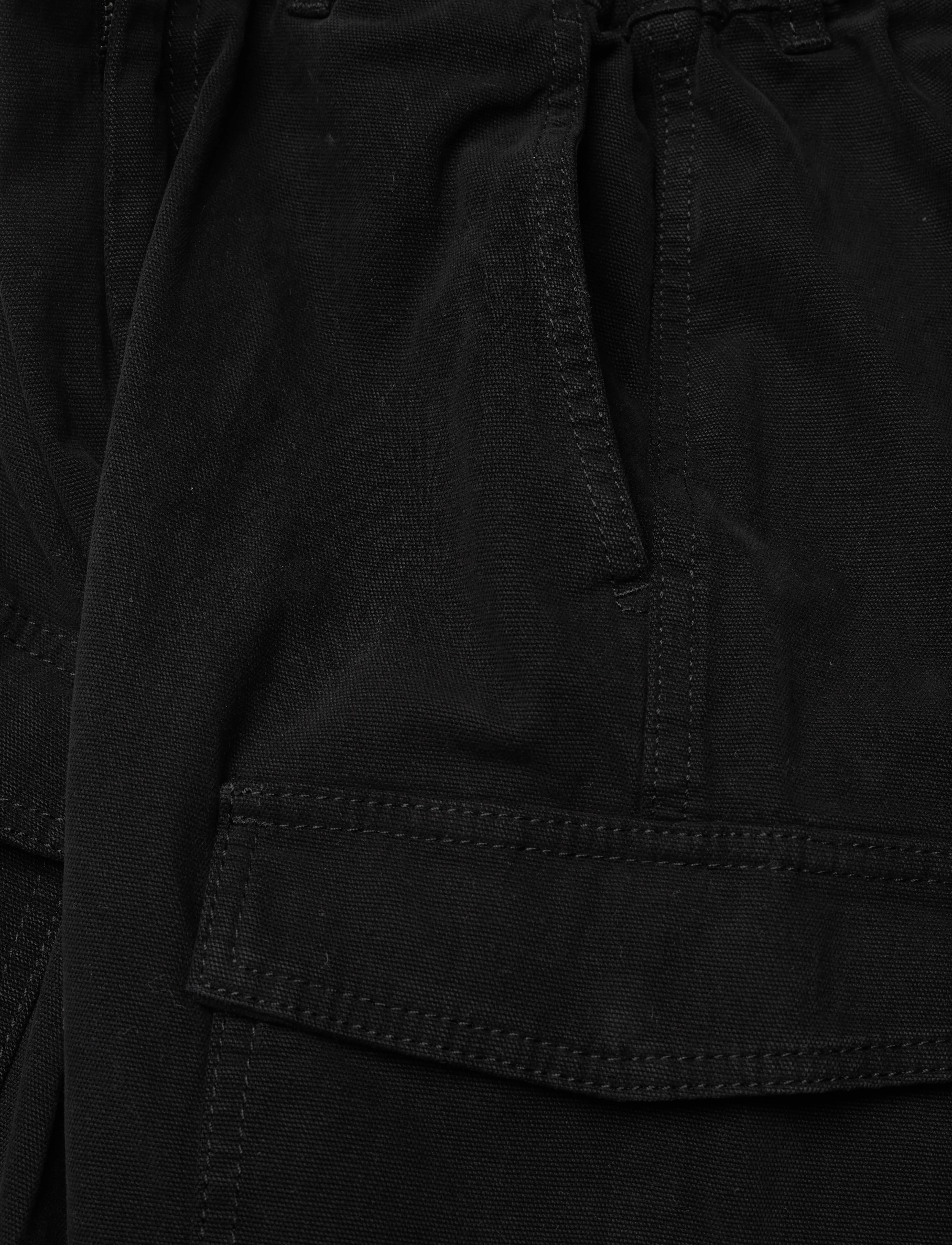 Mads Nørgaard - Soft Canvas Cargoni Pants - black - 3