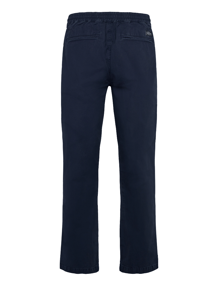 Mads Nørgaard - Fine Twill Hektor Pants - freizeithosen - midnight navy - 1