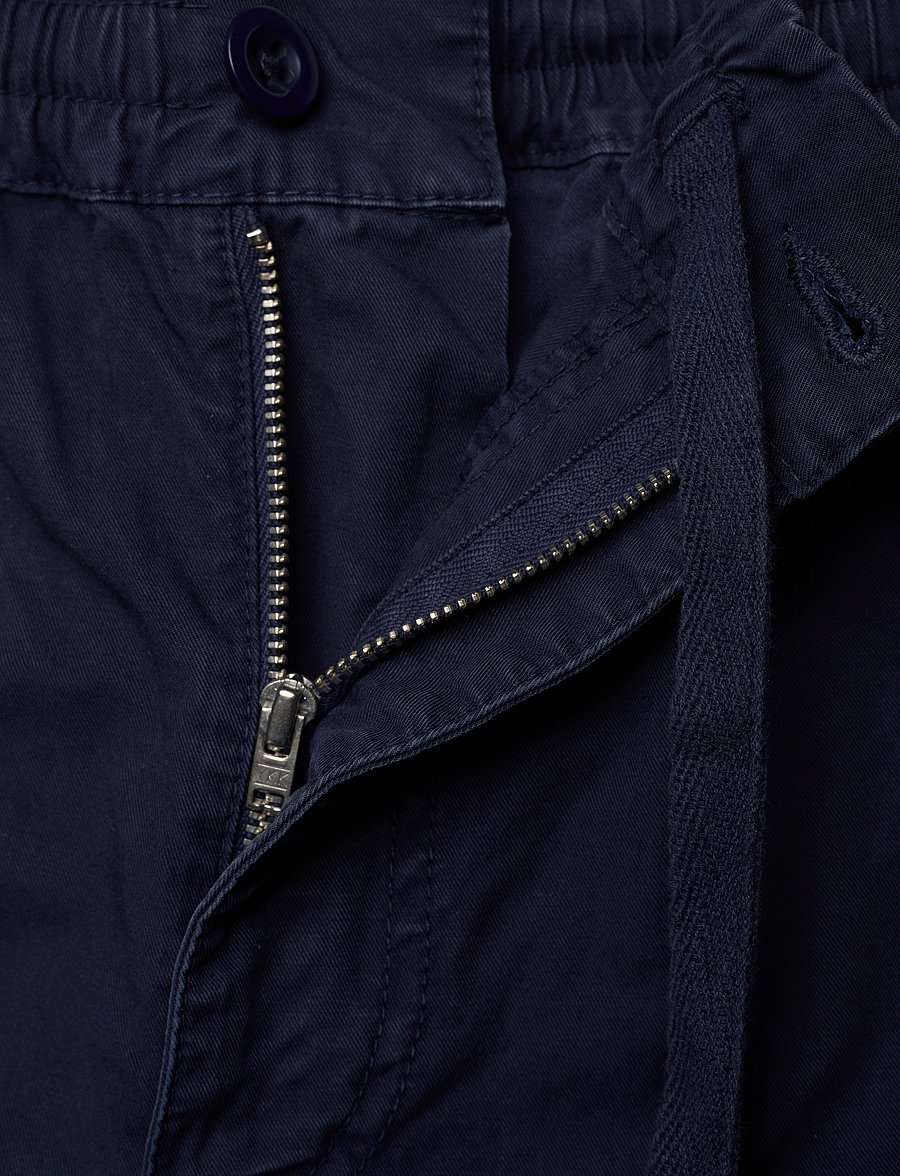 Mads Nørgaard - Fine Twill Hektor Pants - freizeithosen - midnight navy - 2