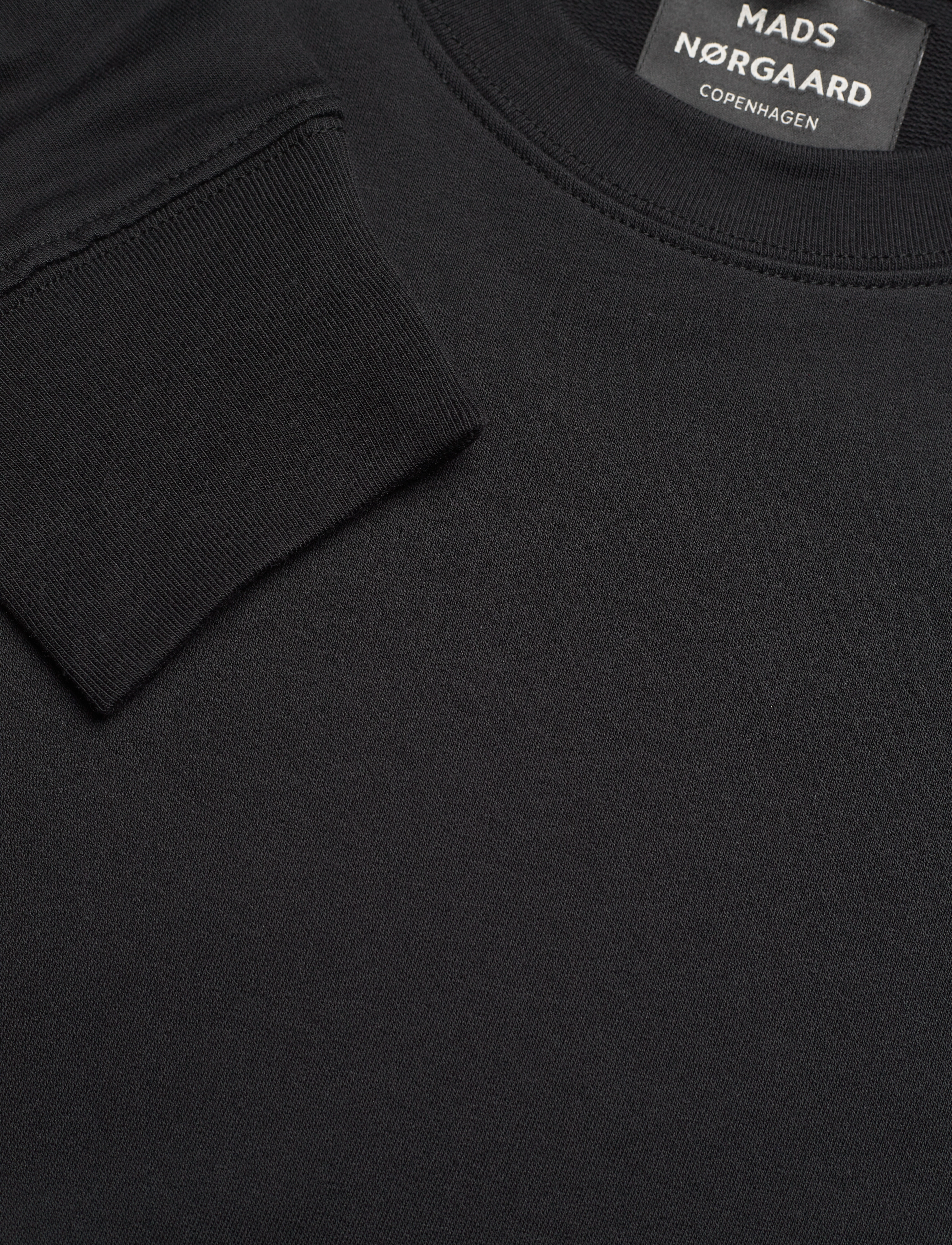Mads Nørgaard - Light Terry Asker Sweat - black - 2