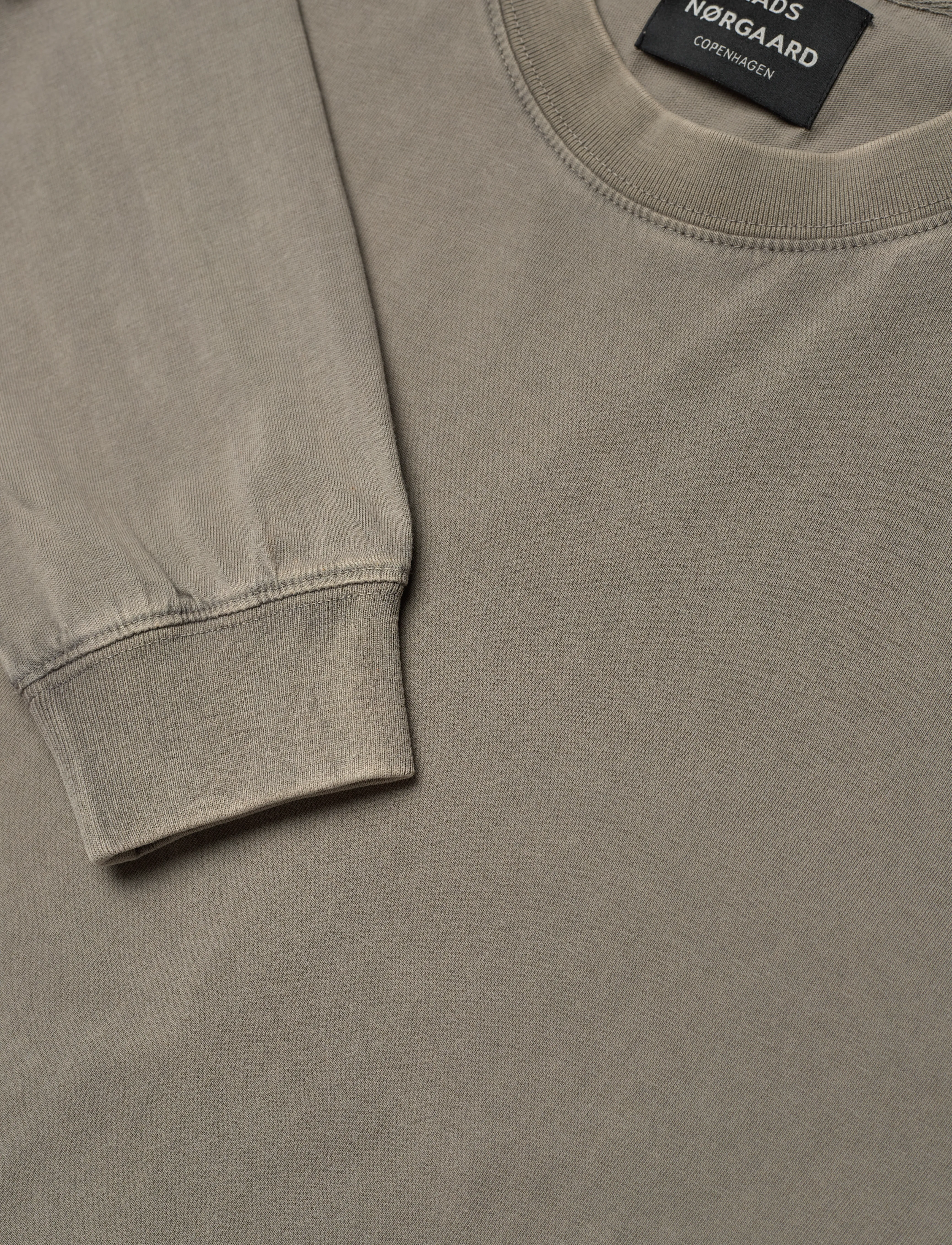 Mads Nørgaard - Cotton Jersey Dye Frode Tee LS - silver sage - 2
