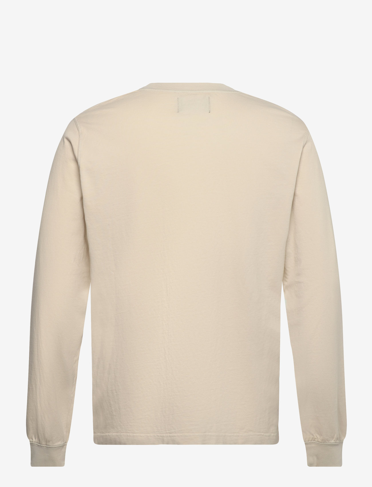 Mads Nørgaard - Cotton Jersey Dye Frode Tee LS - vanilla ice - 1