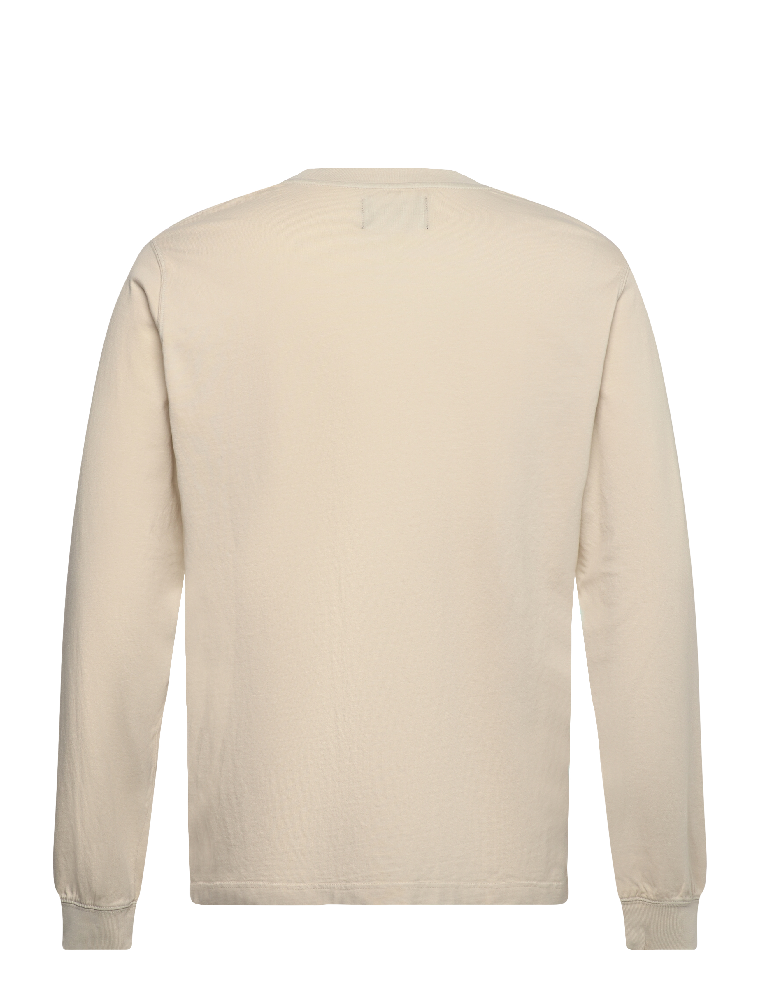 Mads Nørgaard - Cotton Jersey Dye Frode Tee LS - vanilla ice - 1
