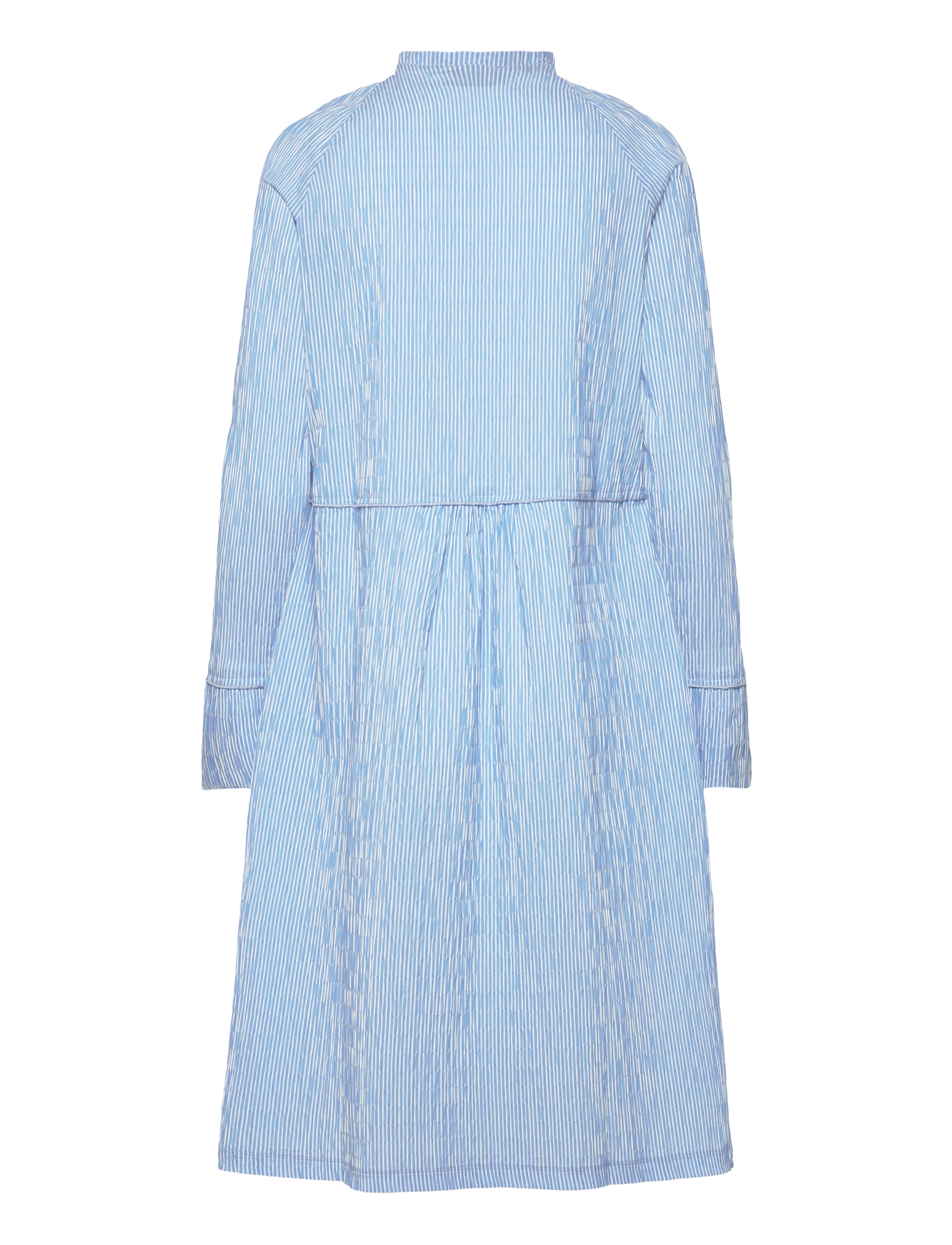 Mads Nørgaard - Crinckle Pop Dupina Dress - della robbia blue/white - 1