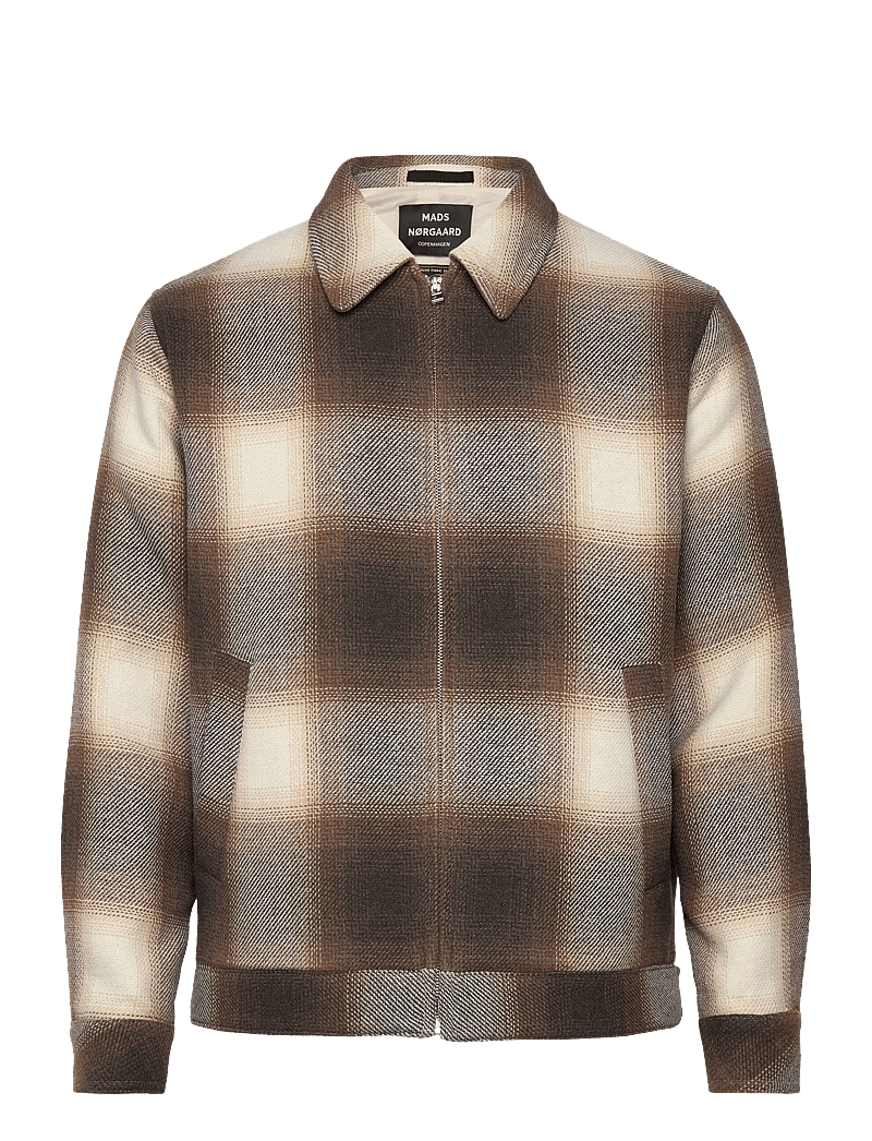 Mads Nørgaard - Shadow Check Norton Jacket - herbstjacken - desert palm check - 0
