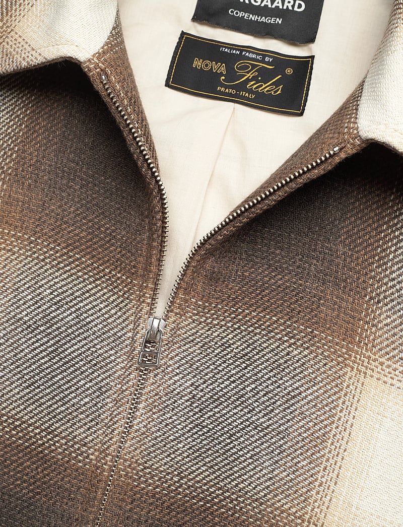 Mads Nørgaard - Shadow Check Norton Jacket - herbstjacken - desert palm check - 2