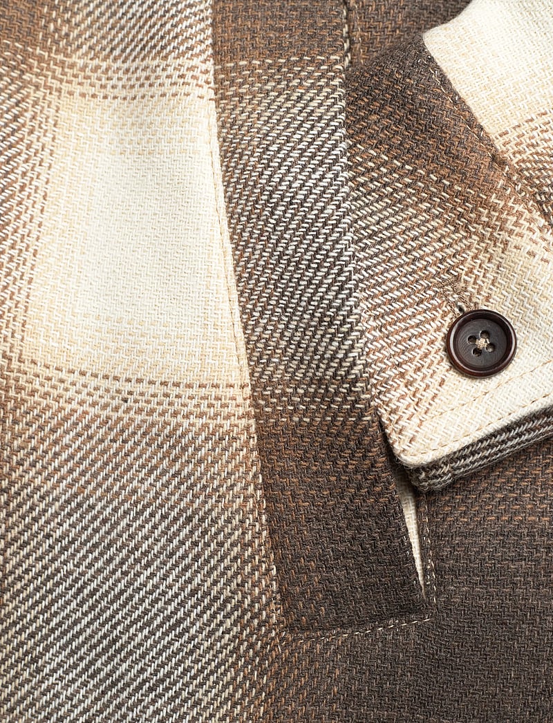 Mads Nørgaard - Shadow Check Norton Jacket - herbstjacken - desert palm check - 3