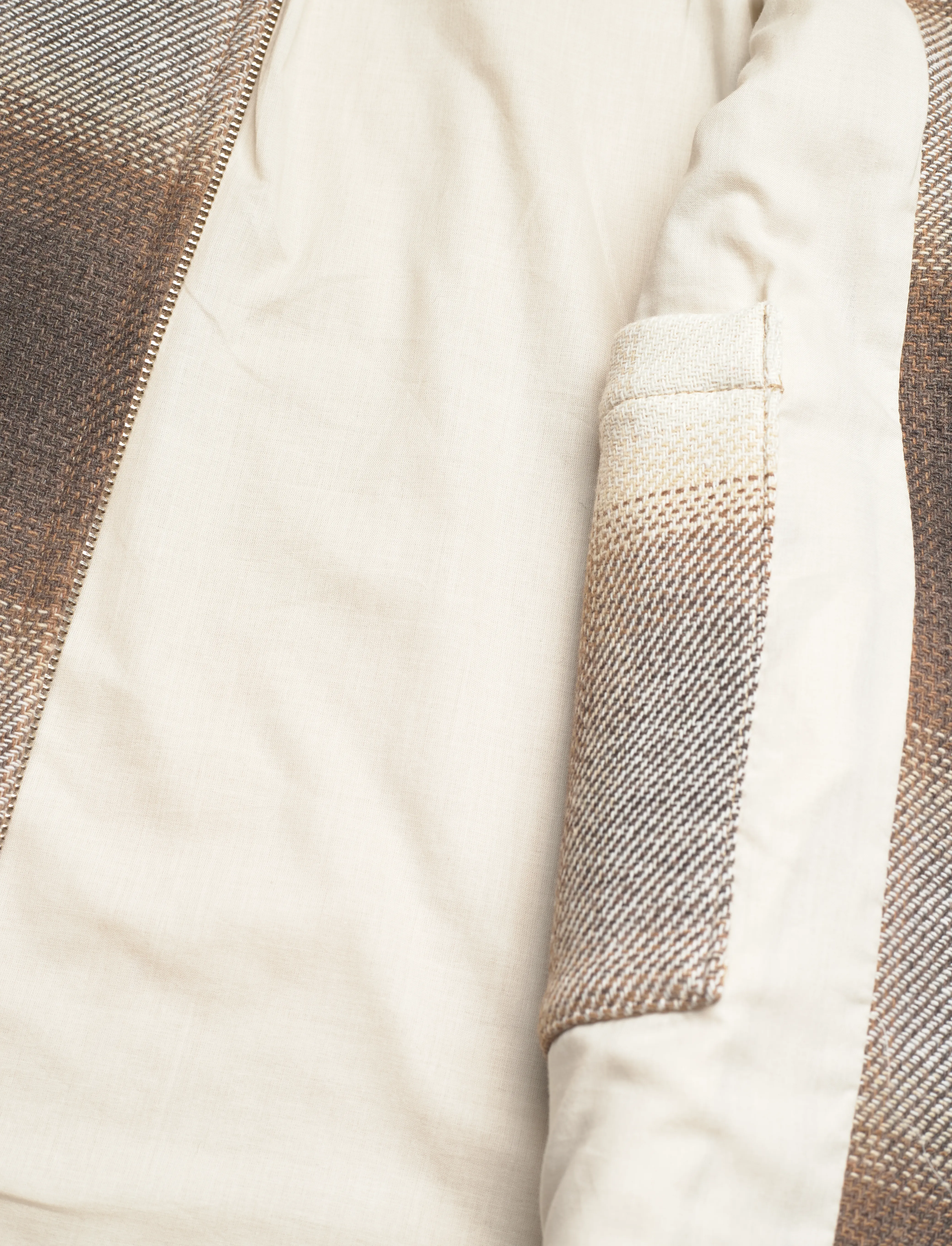 Mads Nørgaard - Shadow Check Norton Jacket - vårjackor - desert palm check - 4