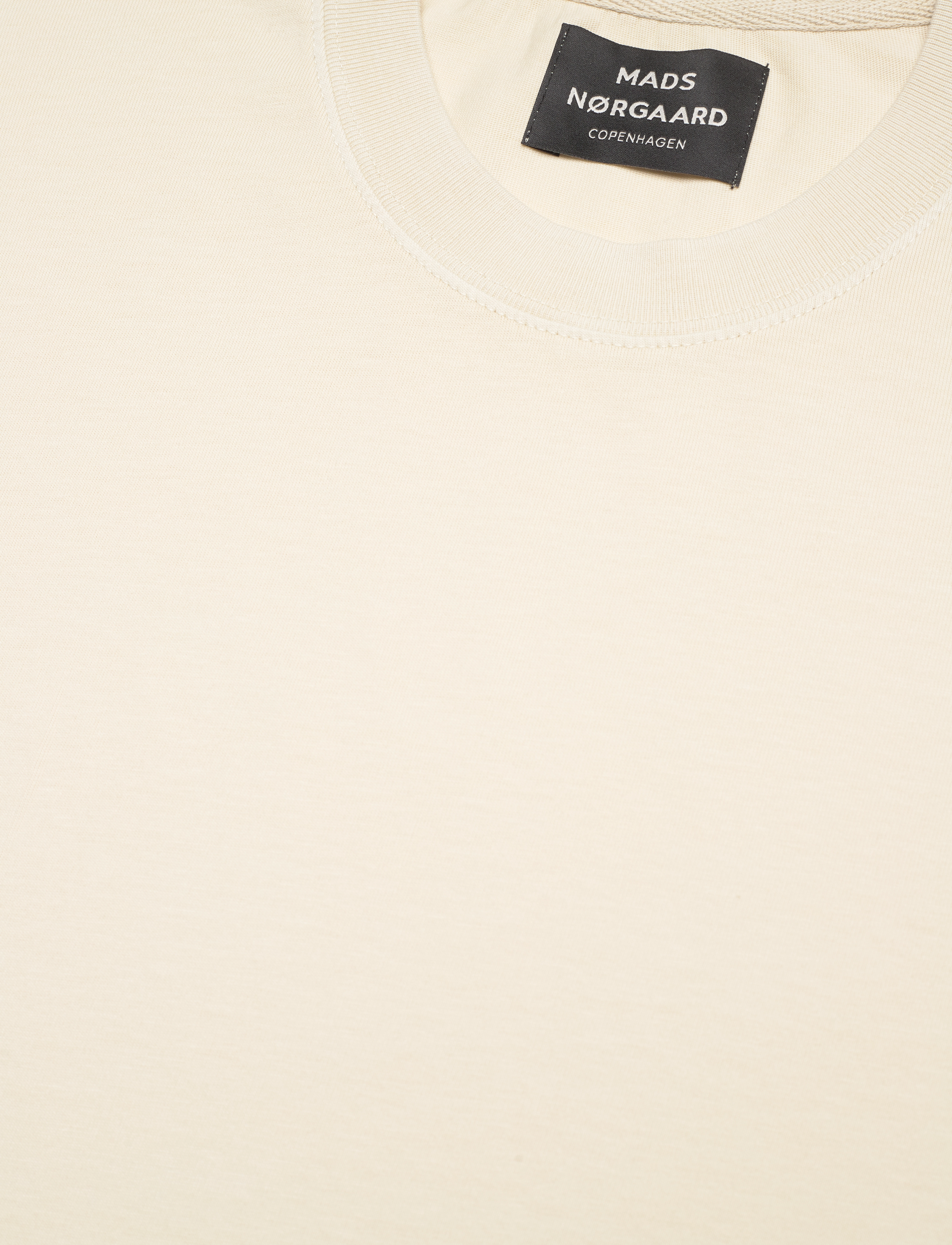 Mads Nørgaard - Cotton Jersey Dye Frode Tee - vanilla ice - 2