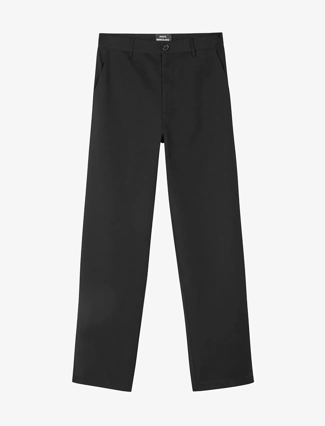 Mads Nørgaard - Metropolis Morten Pants - casual trousers - black - 0