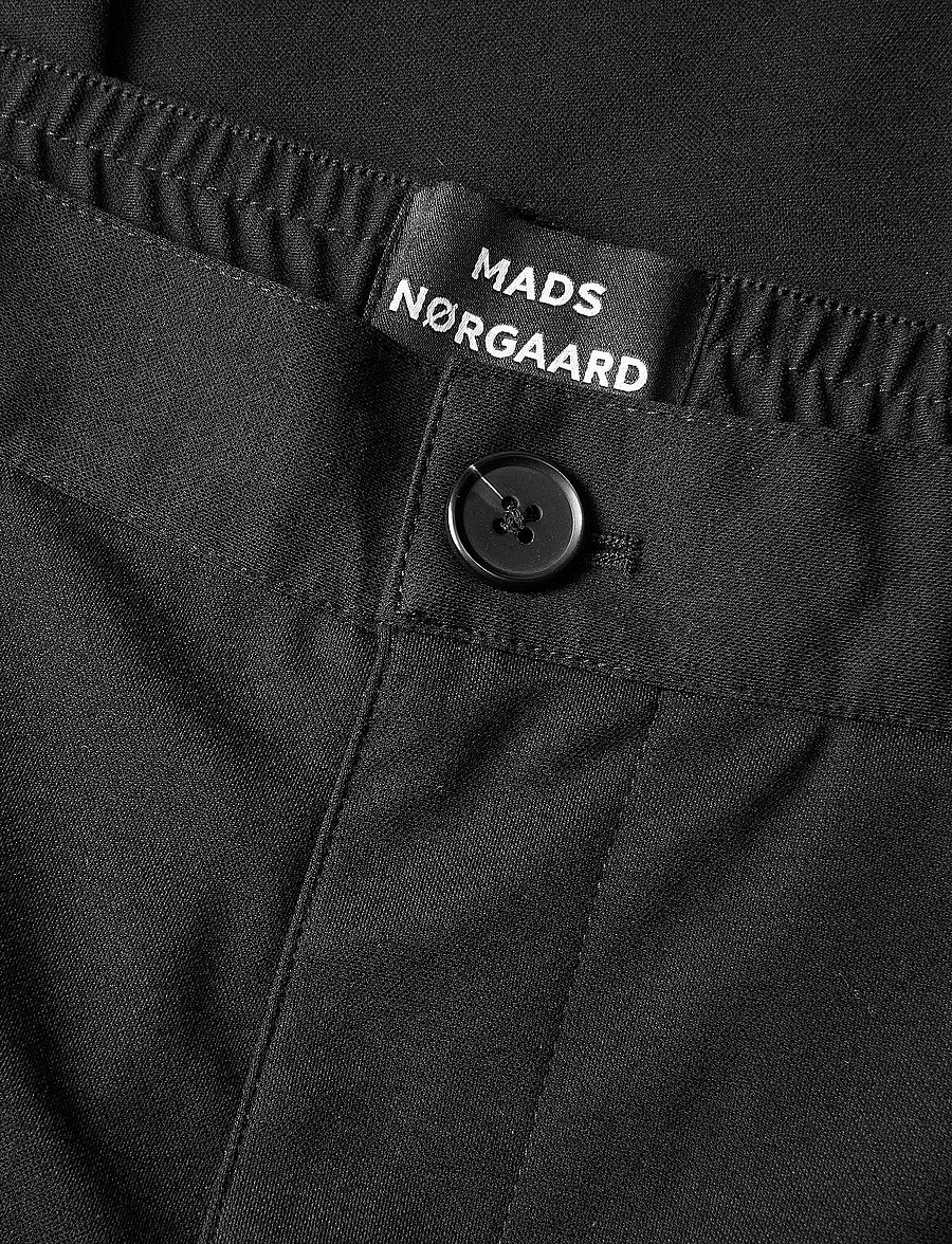 Mads Nørgaard - Metropolis Morten Pants - casual bukser - black - 4