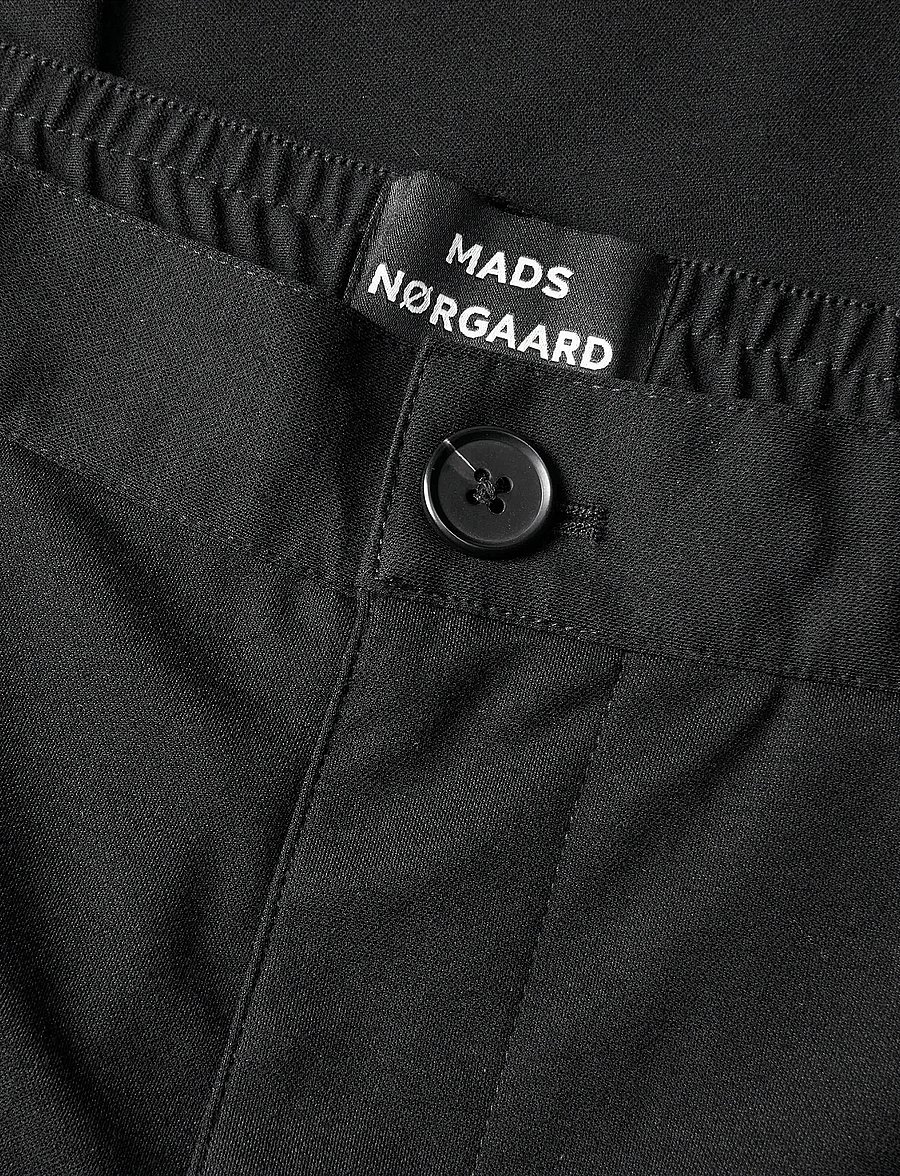 Mads Nørgaard - Metropolis Morten Pants - casual bukser - black - 5