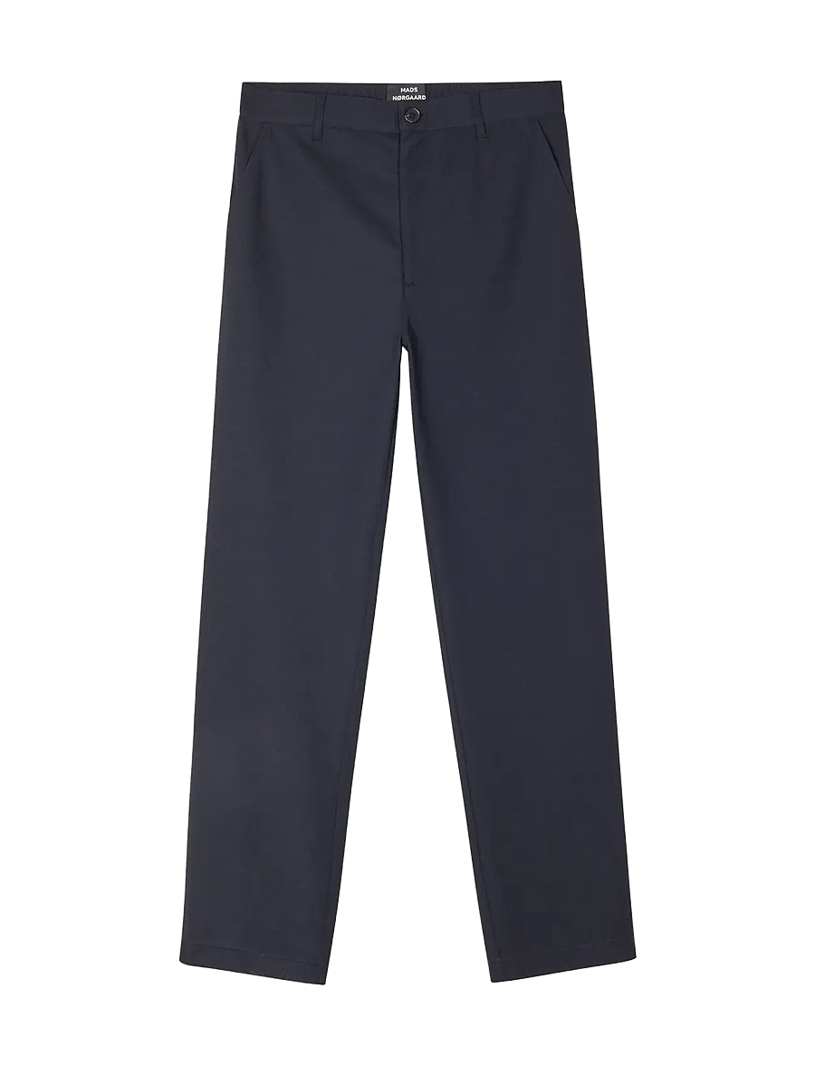 Mads Nørgaard - Metropolis Morten Pants - freizeithosen - navy - 0