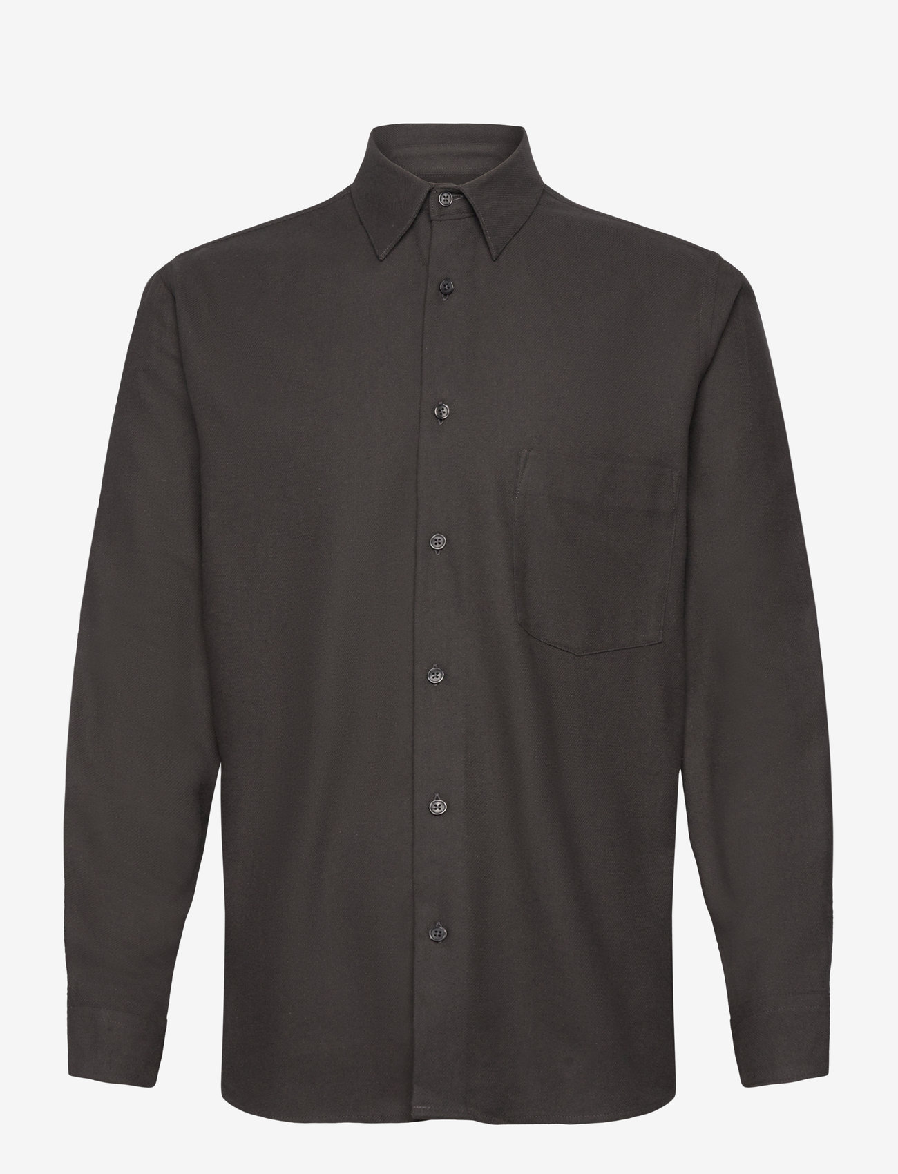 Mads Nørgaard - Alaska Flannel Sune Shirt - beluga - 0