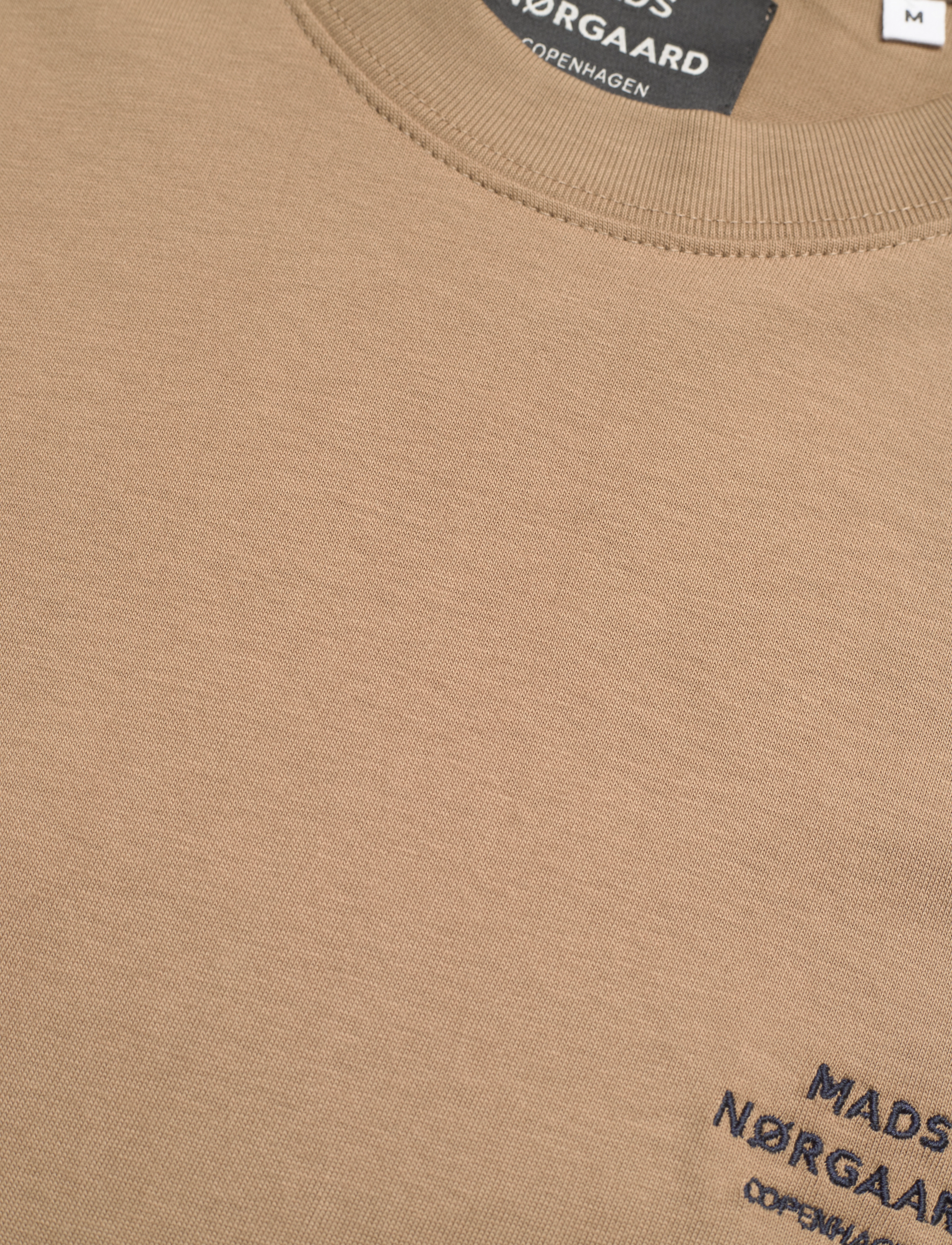 Mads Nørgaard - Cotton Jersey Frode Emb Logo Tee - lead gray - 2