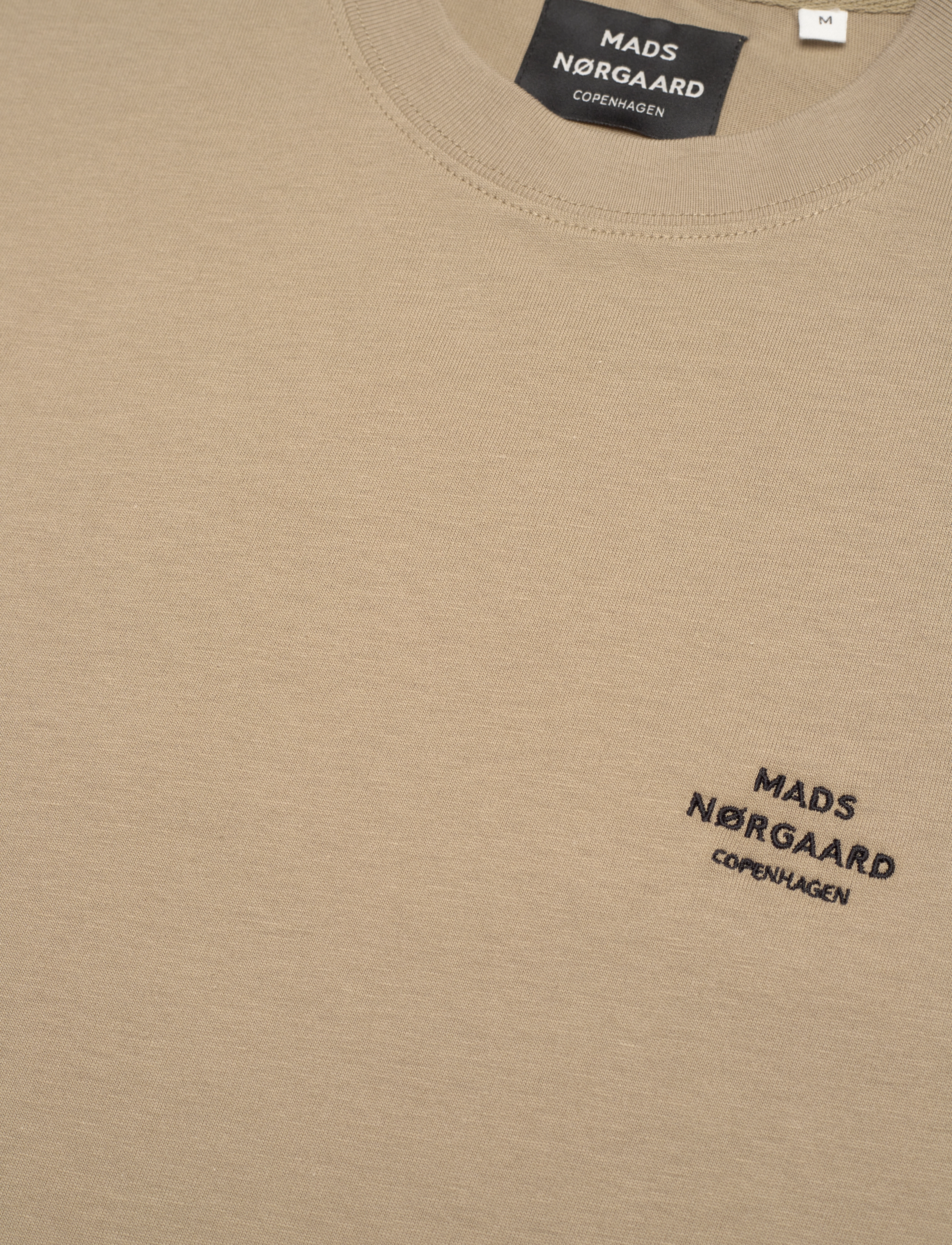 Mads Nørgaard - Cotton Jersey Frode Emb Logo Tee - silver sage - 2