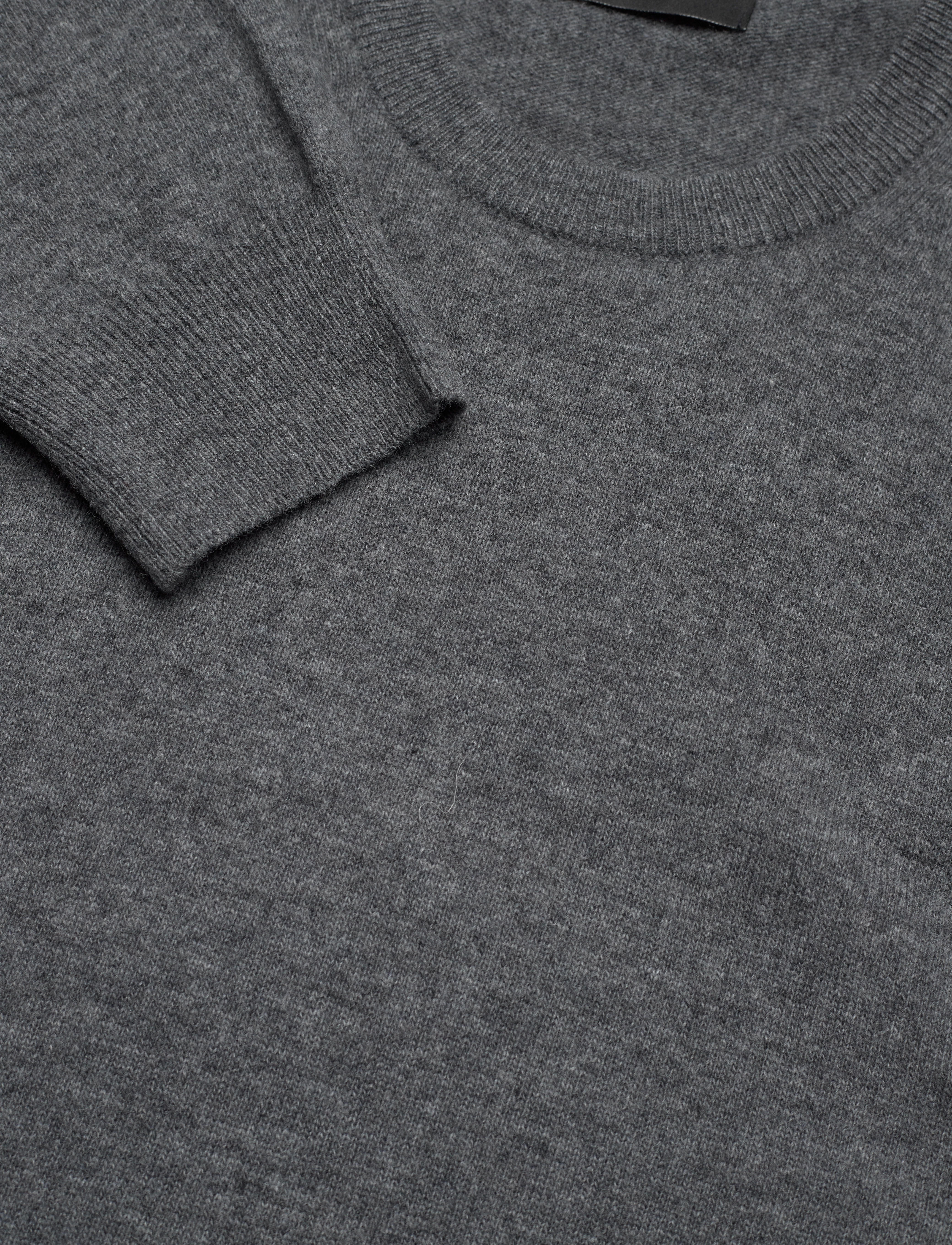 Mads Nørgaard - Eco Wool Karsten Knit - charcoal melange - 2