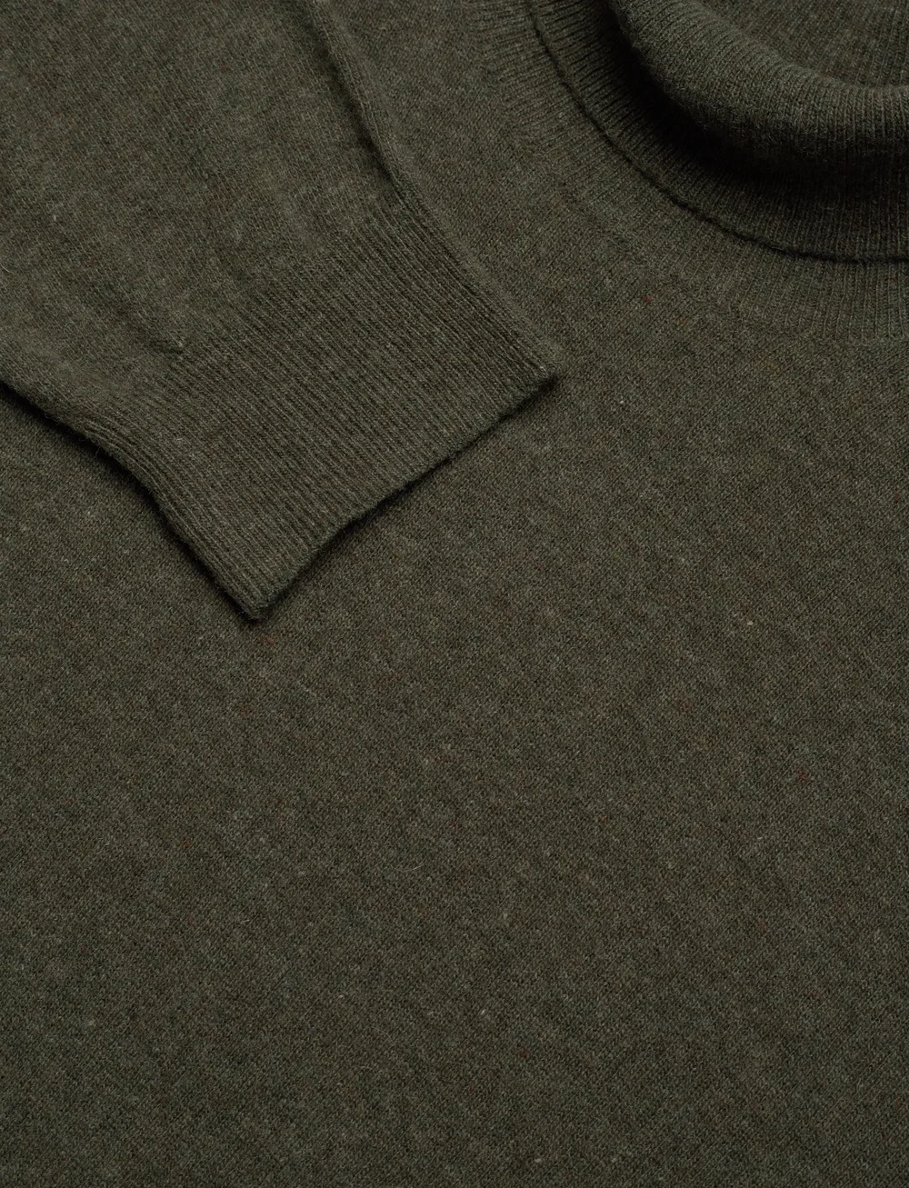 Mads Nørgaard - Eco Wool Thomas Knit - rullekraver - beluga - 2