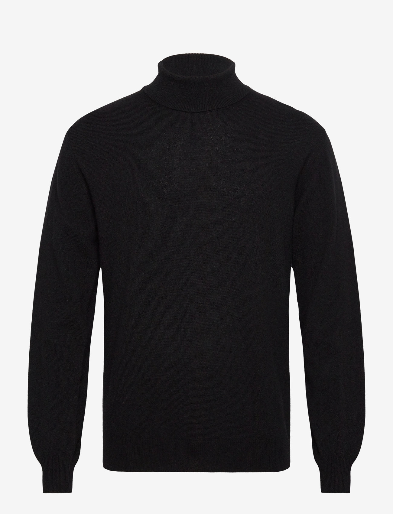 Mads Nørgaard - Eco Wool Thomas Knit - polokrage - black - 0