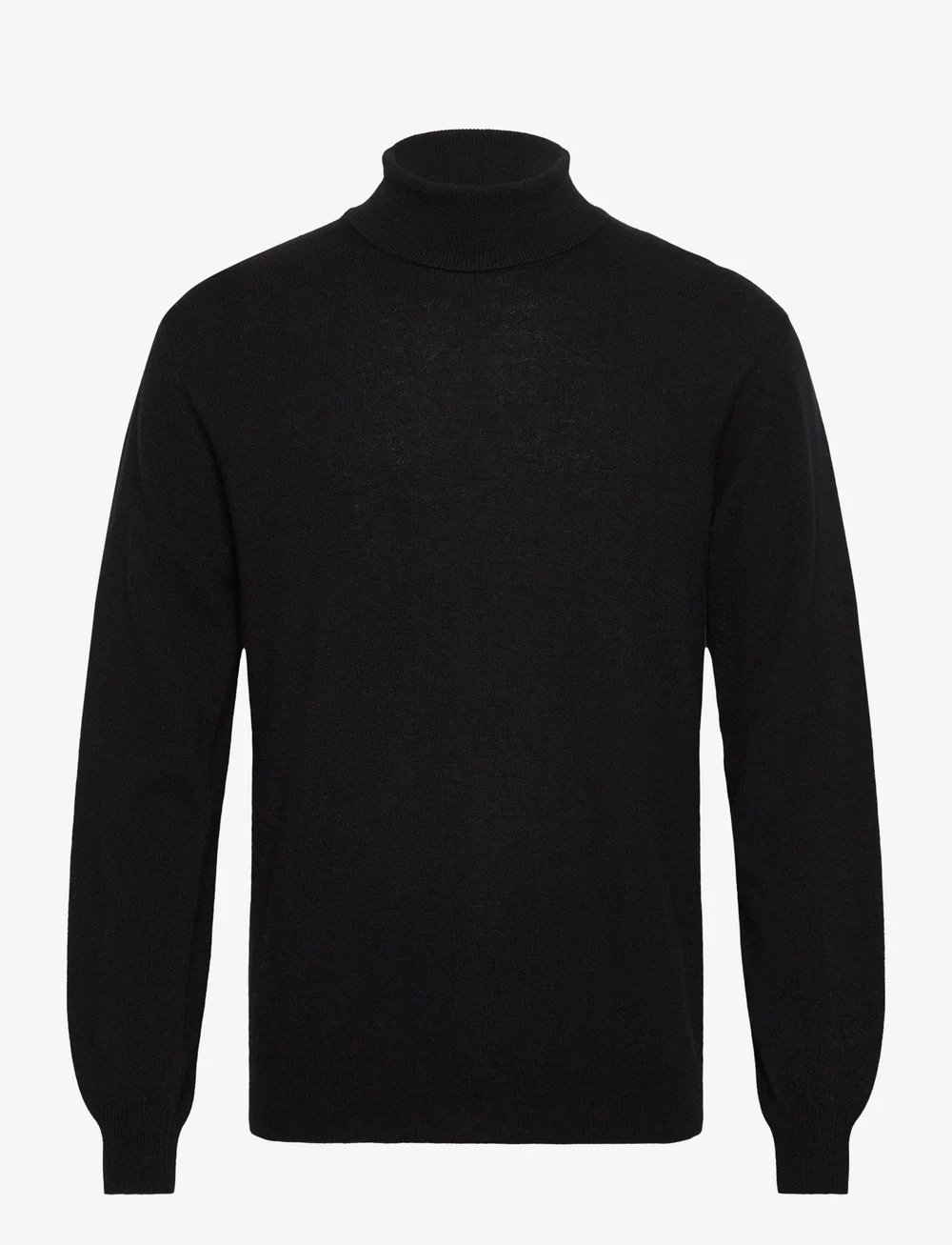 Mads Nørgaard - Eco Wool Thomas Knit - rollkragen - black - 0