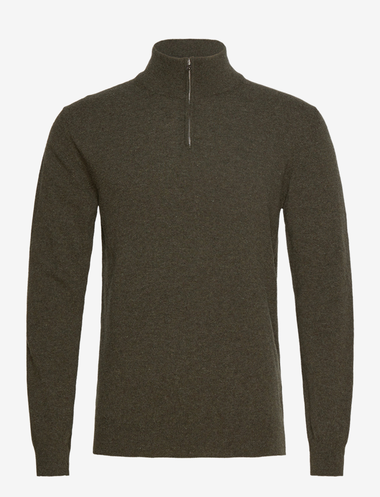 Mads Nørgaard - Eco Wool Halfdan Knit - herbstliche kleidung - beluga - 0