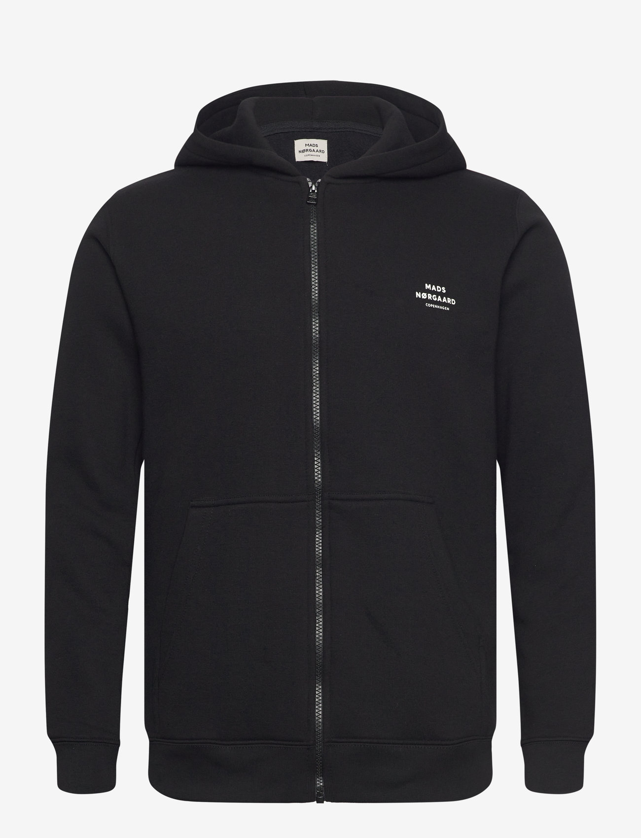 Mads Nørgaard - Standard Hudini Zip Sweatshirt - black - 0