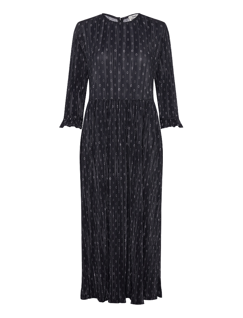 Mads Nørgaard - Luno Donny Dress AOP - festkjoler - scribble dot aop/black - 0