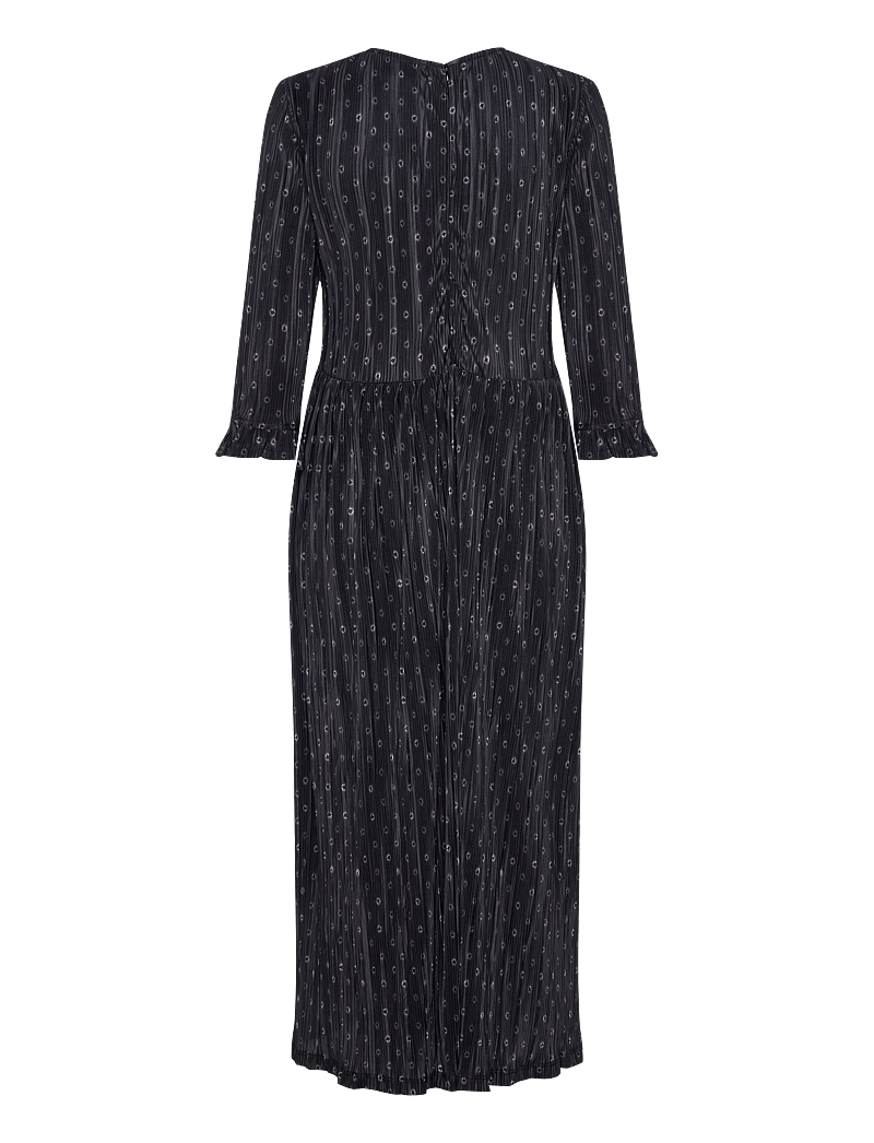 Mads Nørgaard - Luno Donny Dress AOP - festkjoler - scribble dot aop/black - 1