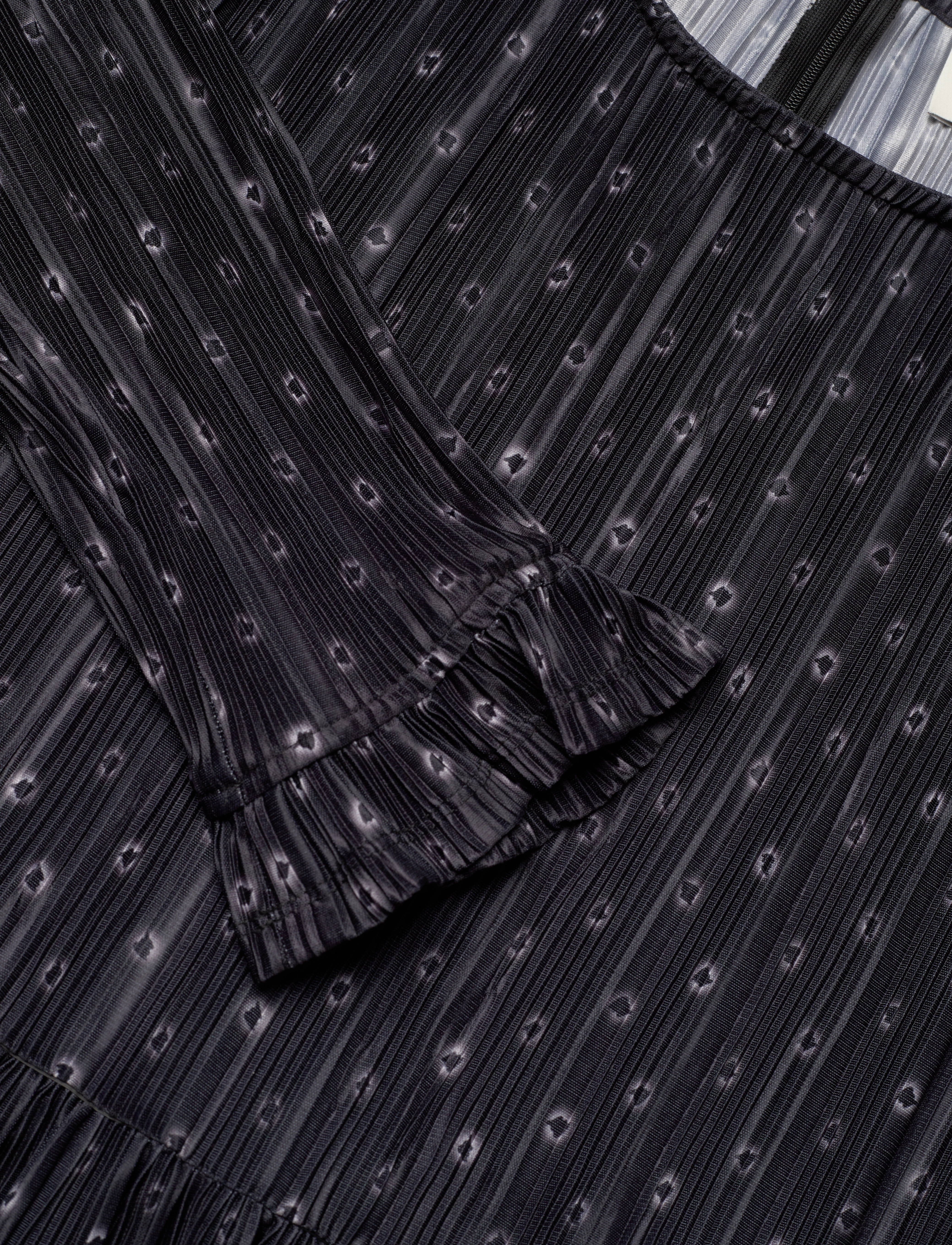 Mads Nørgaard - Luno Donny Dress AOP - scribble dot aop/black - 2