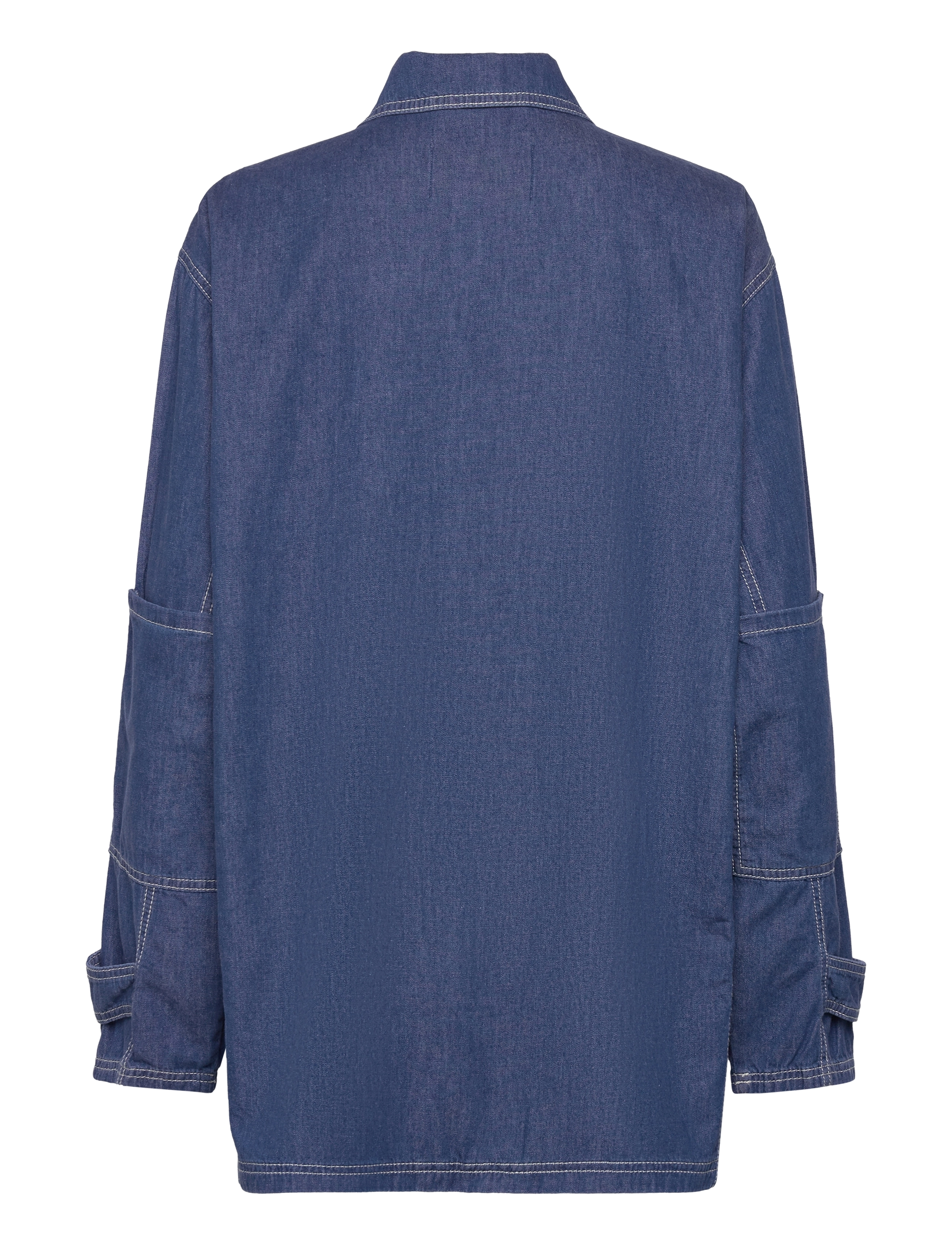 Mads Nørgaard - Air Denim Johnny Jacket - mid blue denim - 1