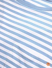 Mads Nørgaard - Organic Jersey Stripe Torva Tee - t-shirts - alaskan blue/brilliant white - 2