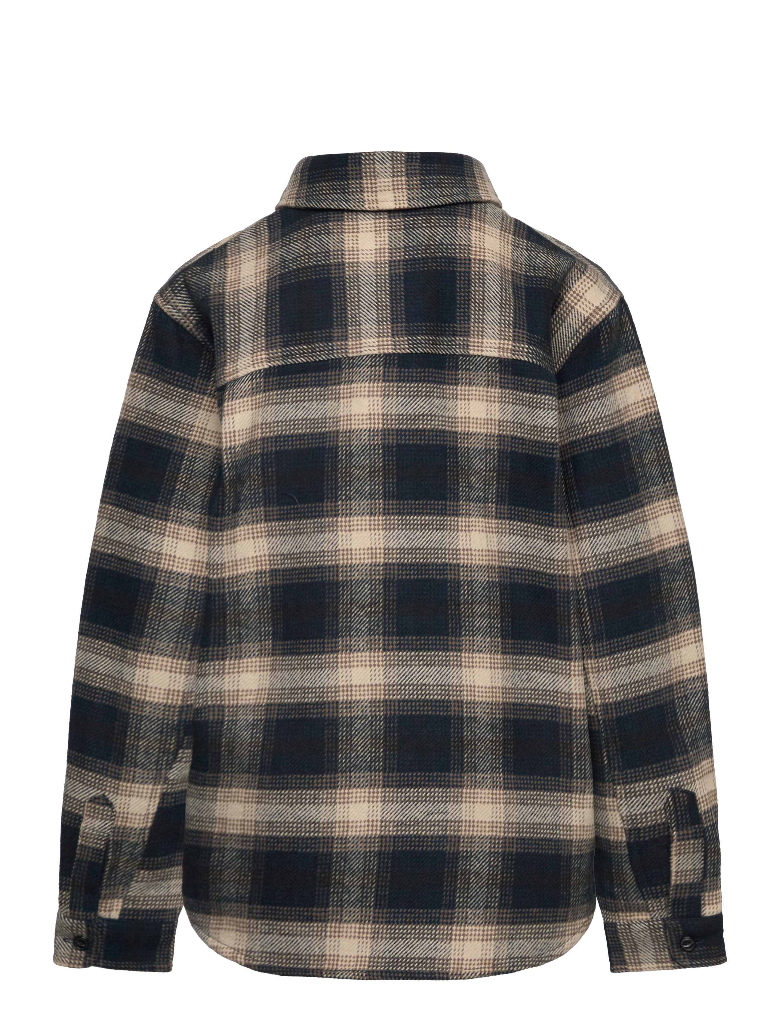 Mads Nørgaard - Soft Flannel Svano Shirt - midnight navy check - 1