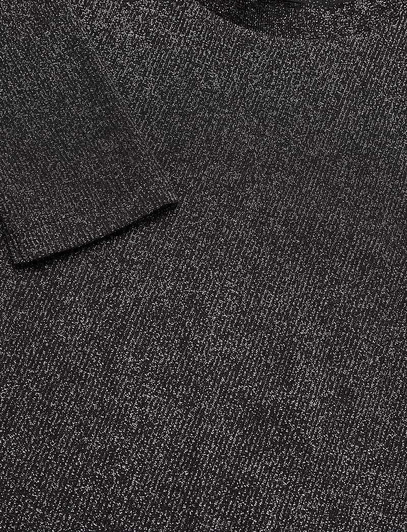 Mads Nørgaard - 2x2 Lurex Tuba Tee LS - langärmlige tops - black/gun metal - 2