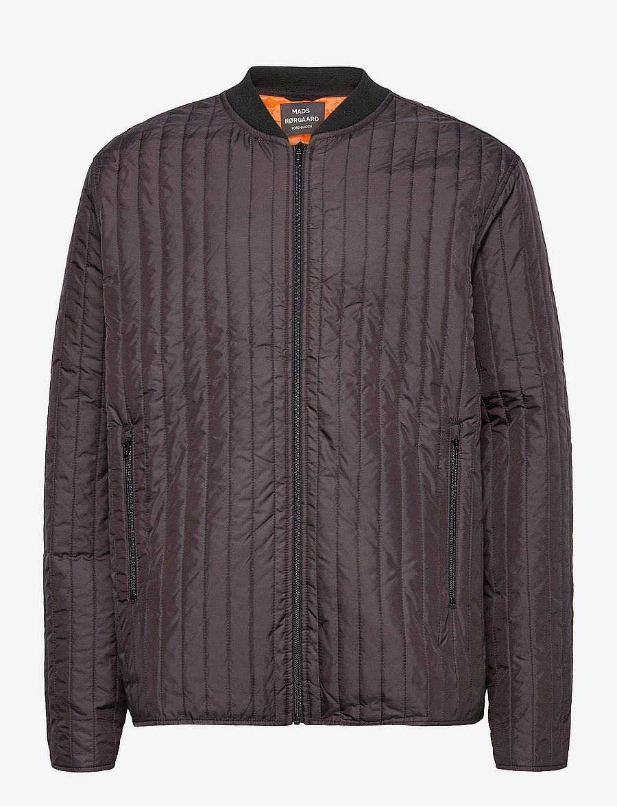 Mads Nørgaard - Quilt Janus Jacket - efterårsjakker - black - 0