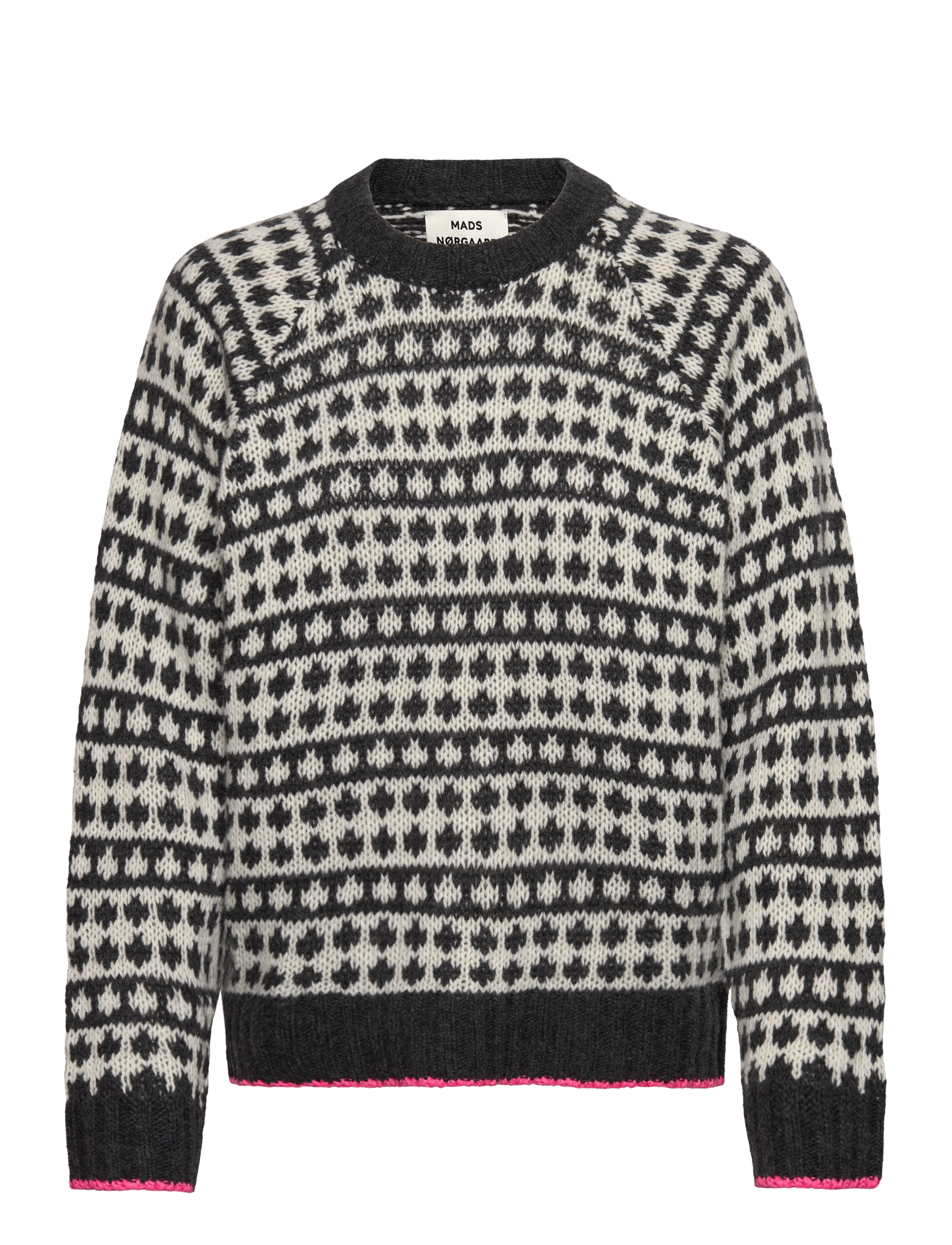 Mads Nørgaard Yota Kilian Iceland Sweater, L, Knitwear, Schwarz - Jumpers, Frauen