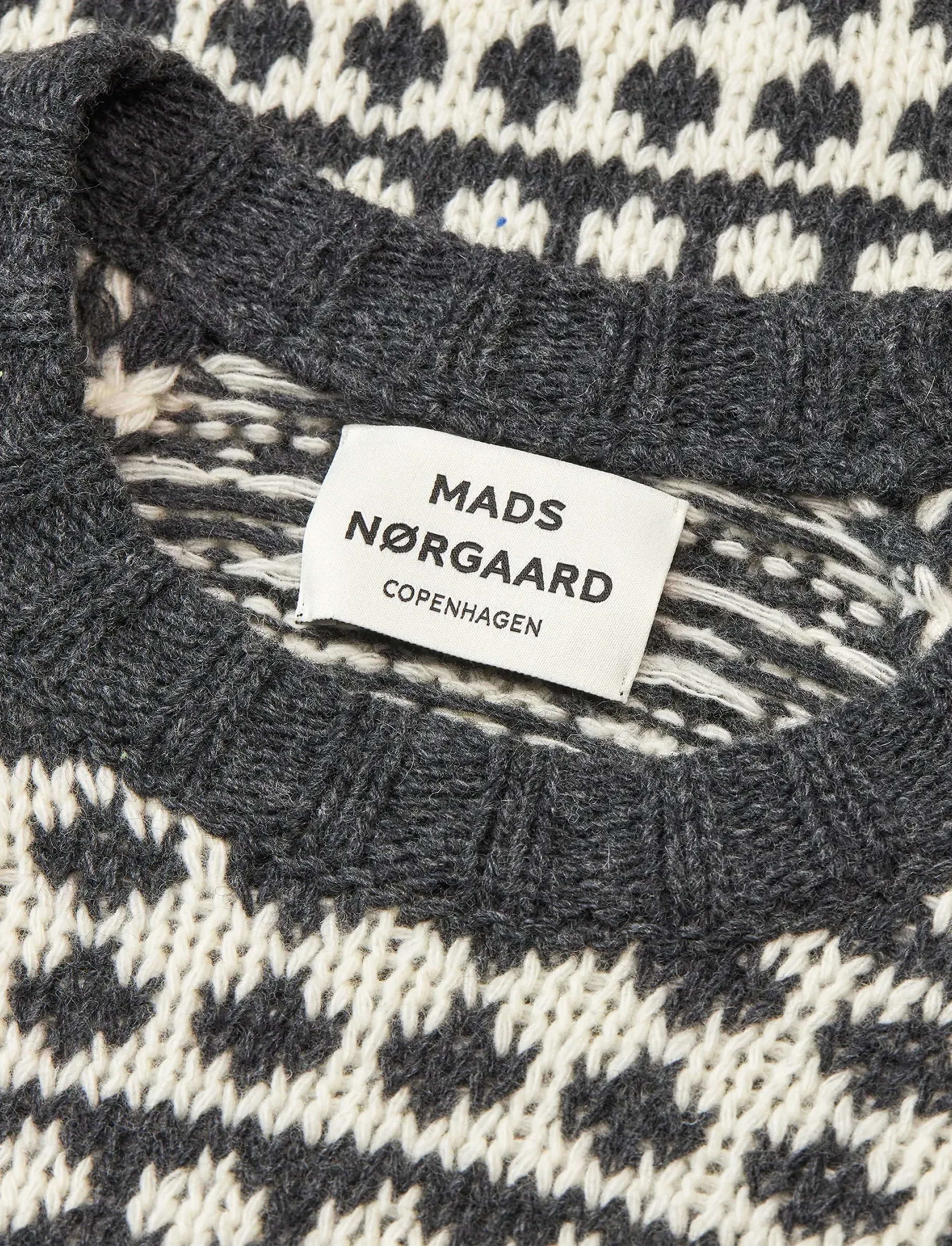 Mads Nørgaard - Yota Kilian Iceland Sweater - peysur - dark grey melange/winter white - 2