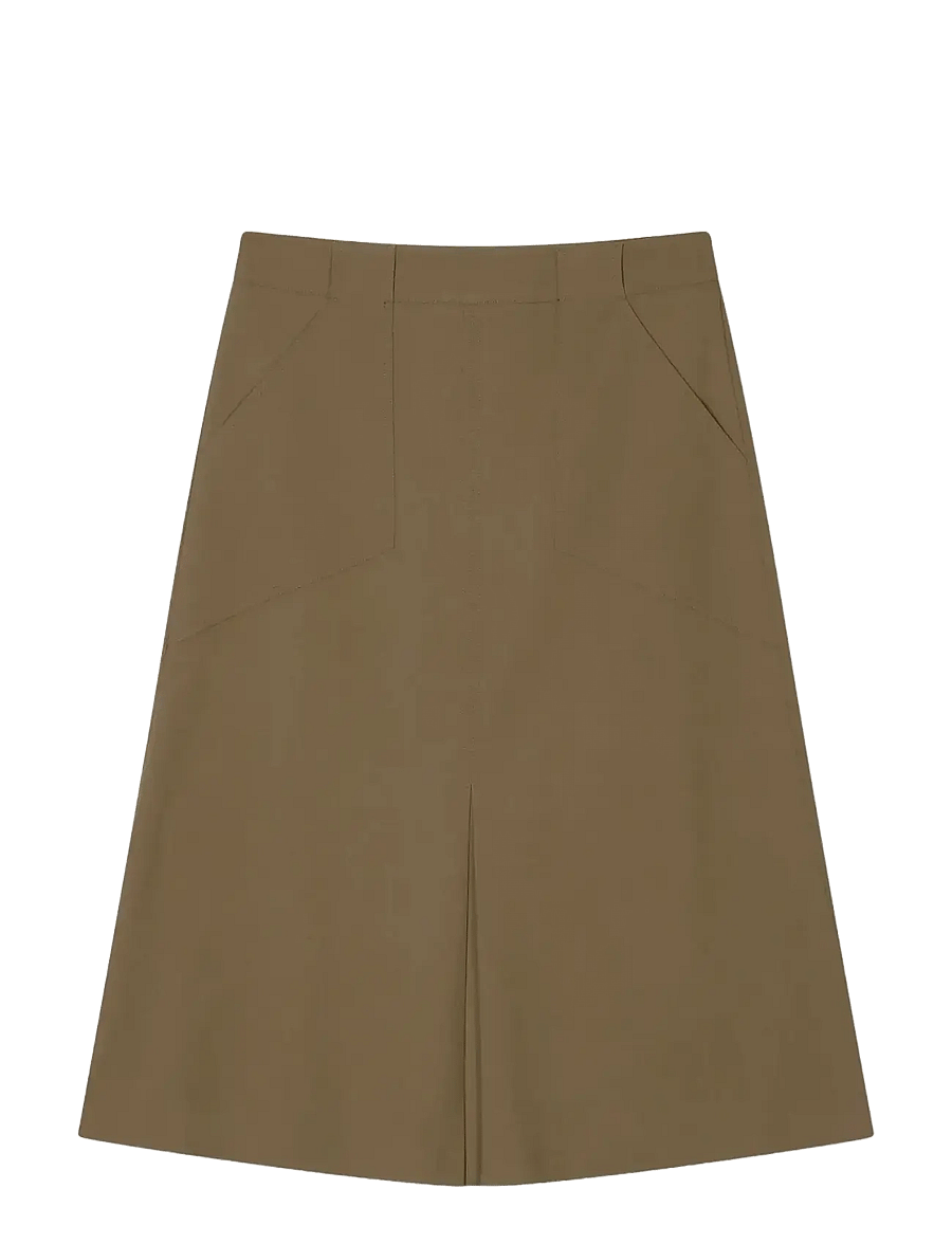 Mads Nørgaard - Soft Spring Soy Skirt - teak - 0