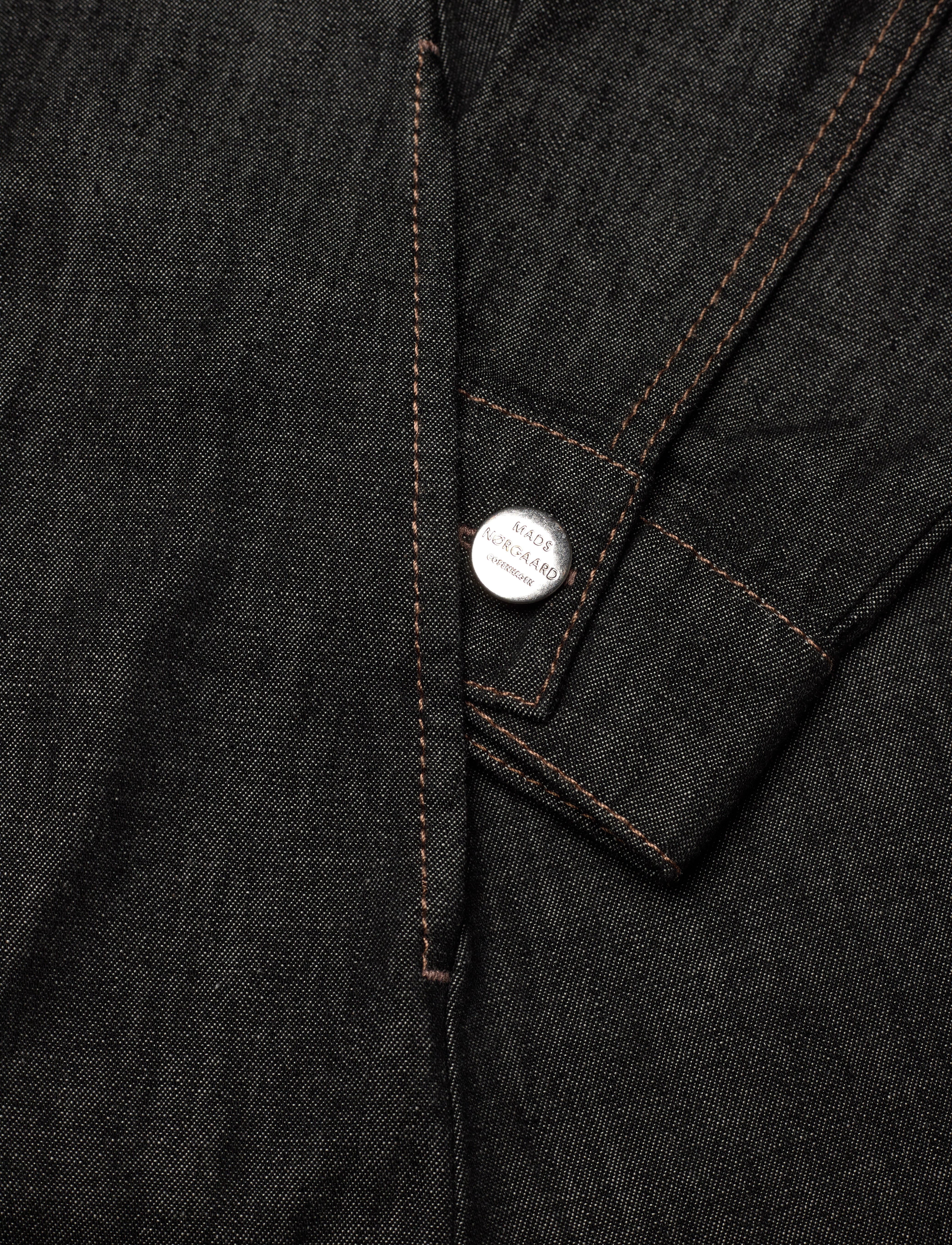 Mads Nørgaard - Soft Denim Svanil Dress - black melange - 3