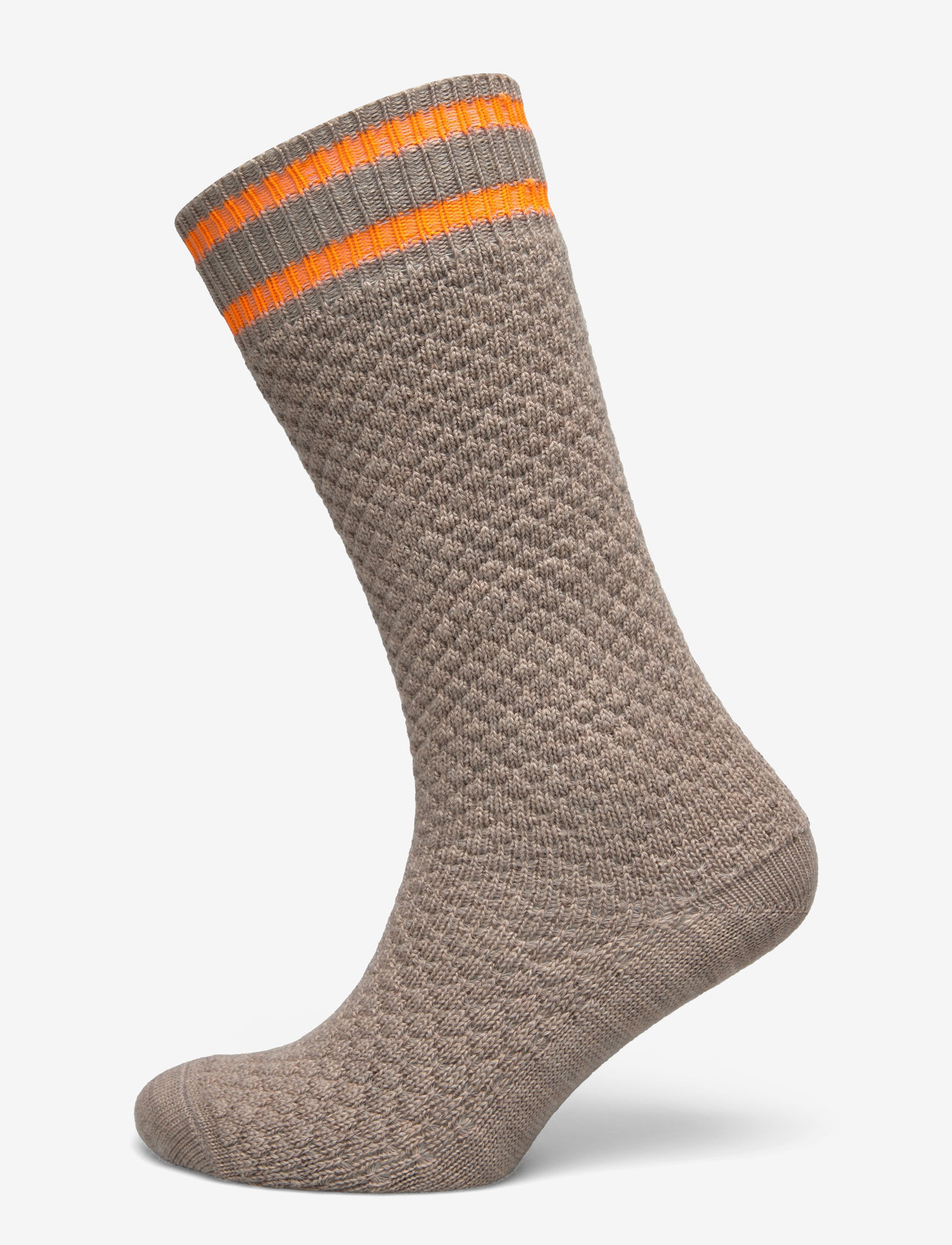 Mads Nørgaard - Woolen Bubble Socks - teak - 0
