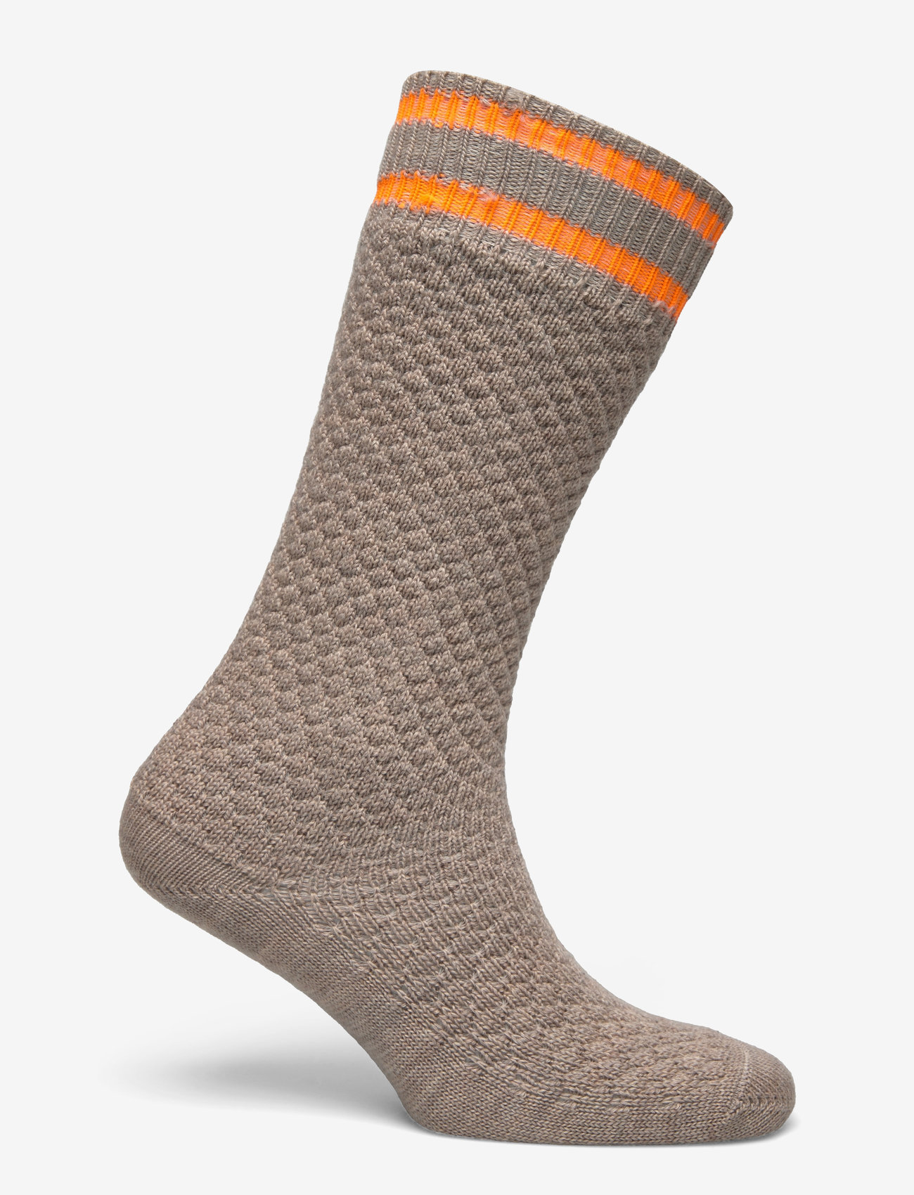 Mads Nørgaard - Woolen Bubble Socks - teak - 1